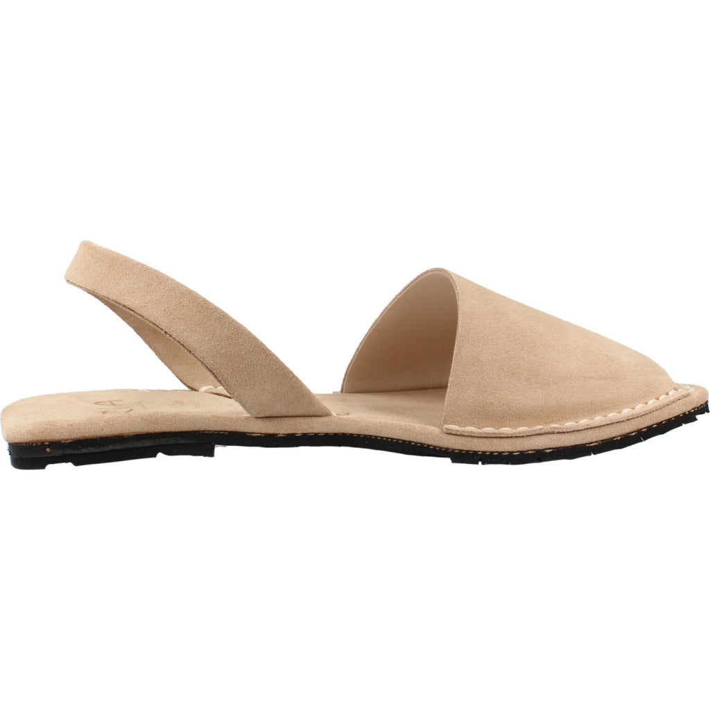 RIA MENORCA M CAB SANDALIA ANTE CALF en color MARRON CLARO  (4)