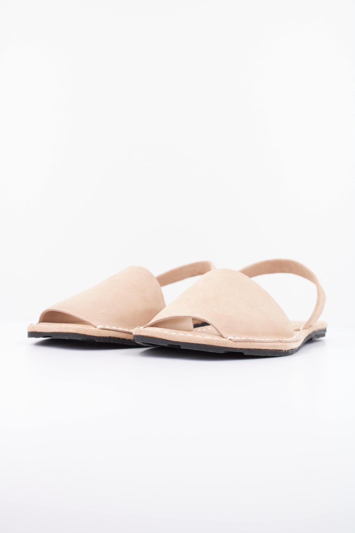 RIA MENORCA M CAB SANDALIA ANTE CALF en color MARRON CLARO  (2)