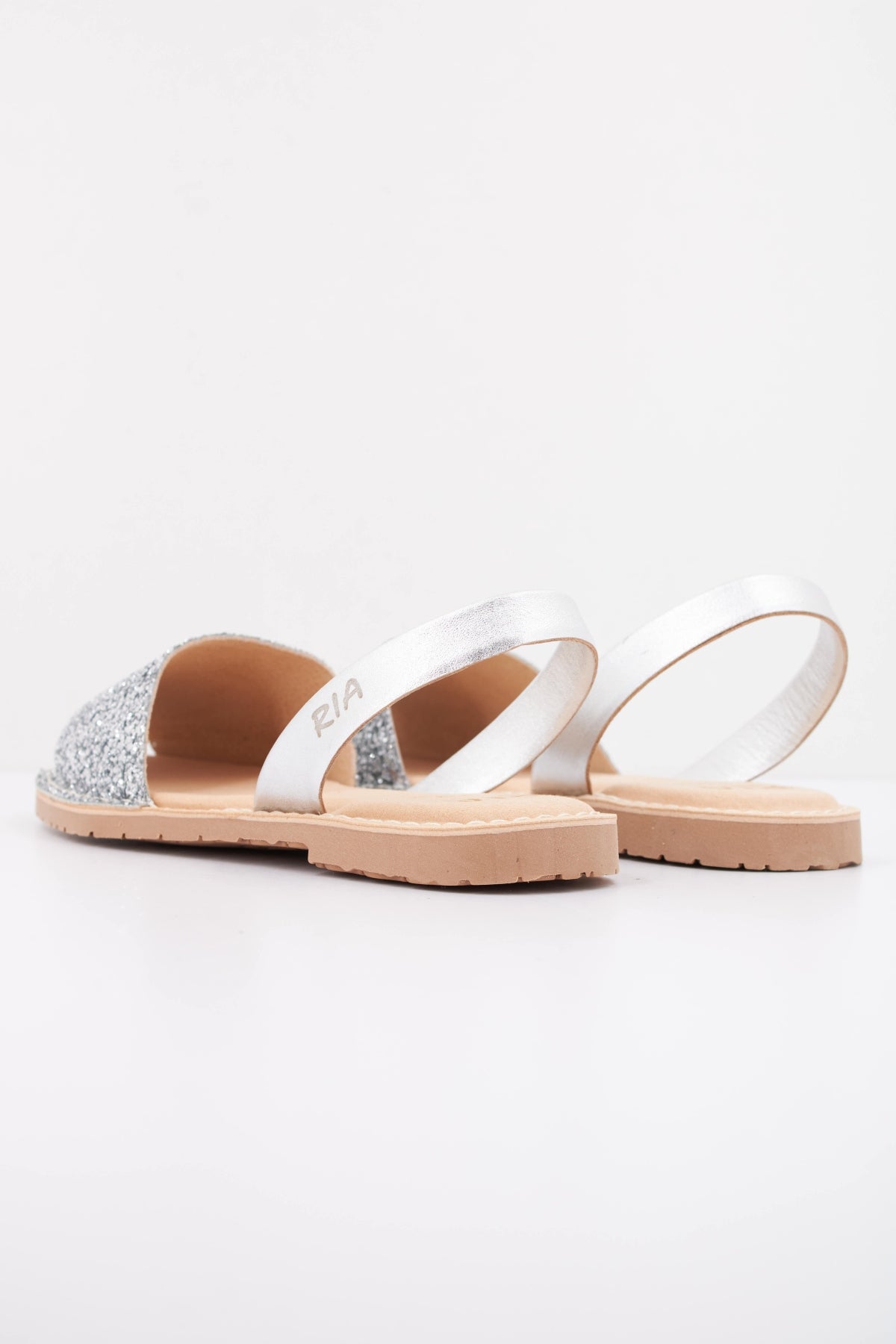 RIA MENORCA   SANDALIA GLITTER en color PLATA  (4)