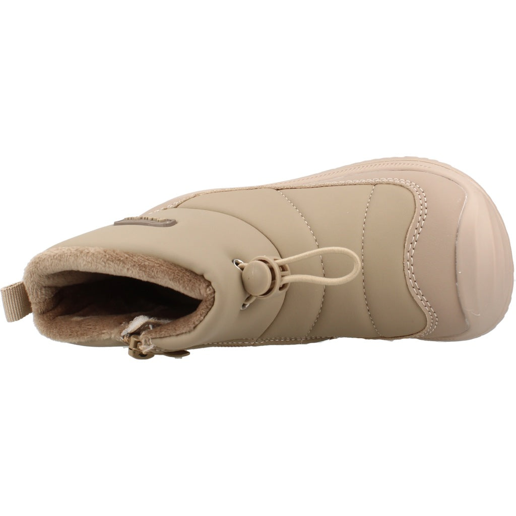 CHETTO BOTA BAREFOOT CREMALLERA LATERAL en color BEIS  (7)