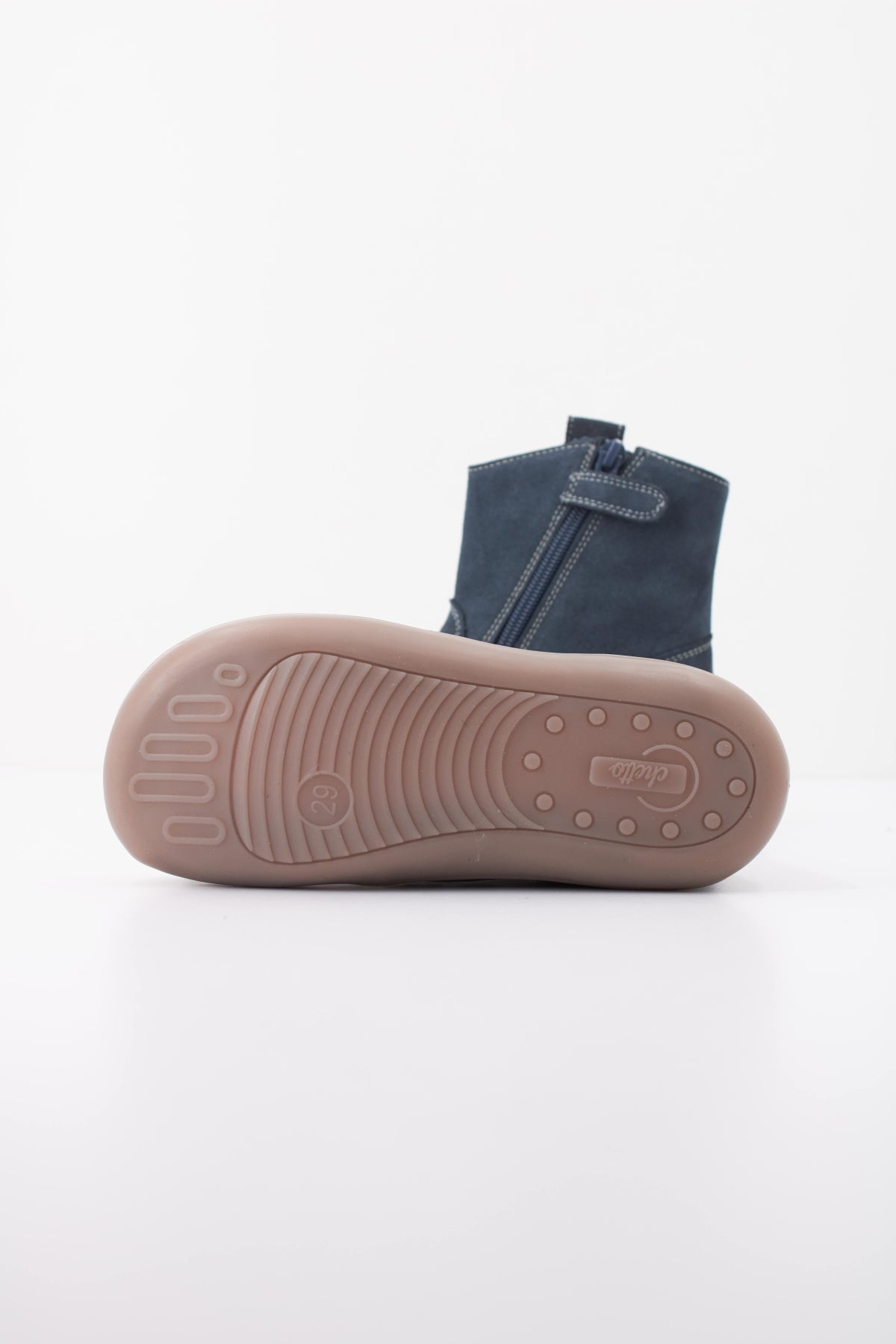 CHETTO BOTA DE PIEL - TIPO CAMPERA - WATERPROOF en color AZUL  (5)