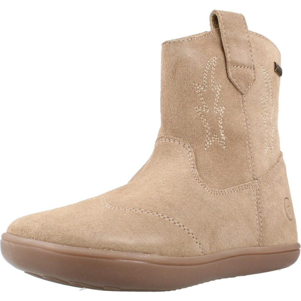 CHETTO BOTA DE PIEL - TIPO CAMPERA - WATERPROOF en color MARRON CLARO  (1)