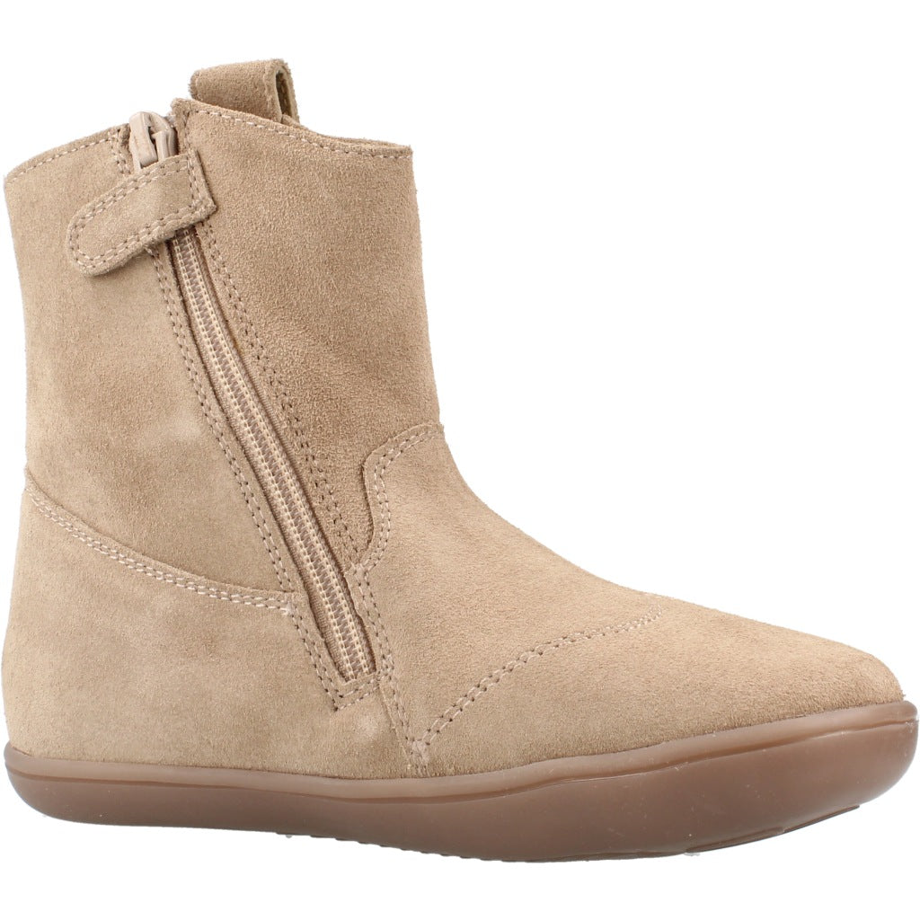 CHETTO BOTA DE PIEL - TIPO CAMPERA - WATERPROOF en color MARRON CLARO  (5)
