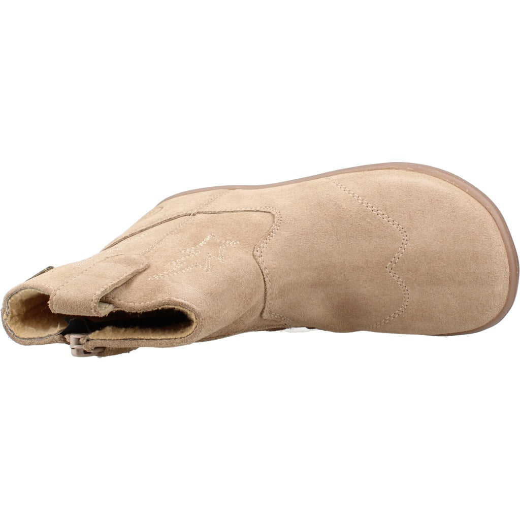 CHETTO BOTA DE PIEL - TIPO CAMPERA - WATERPROOF en color MARRON CLARO  (7)