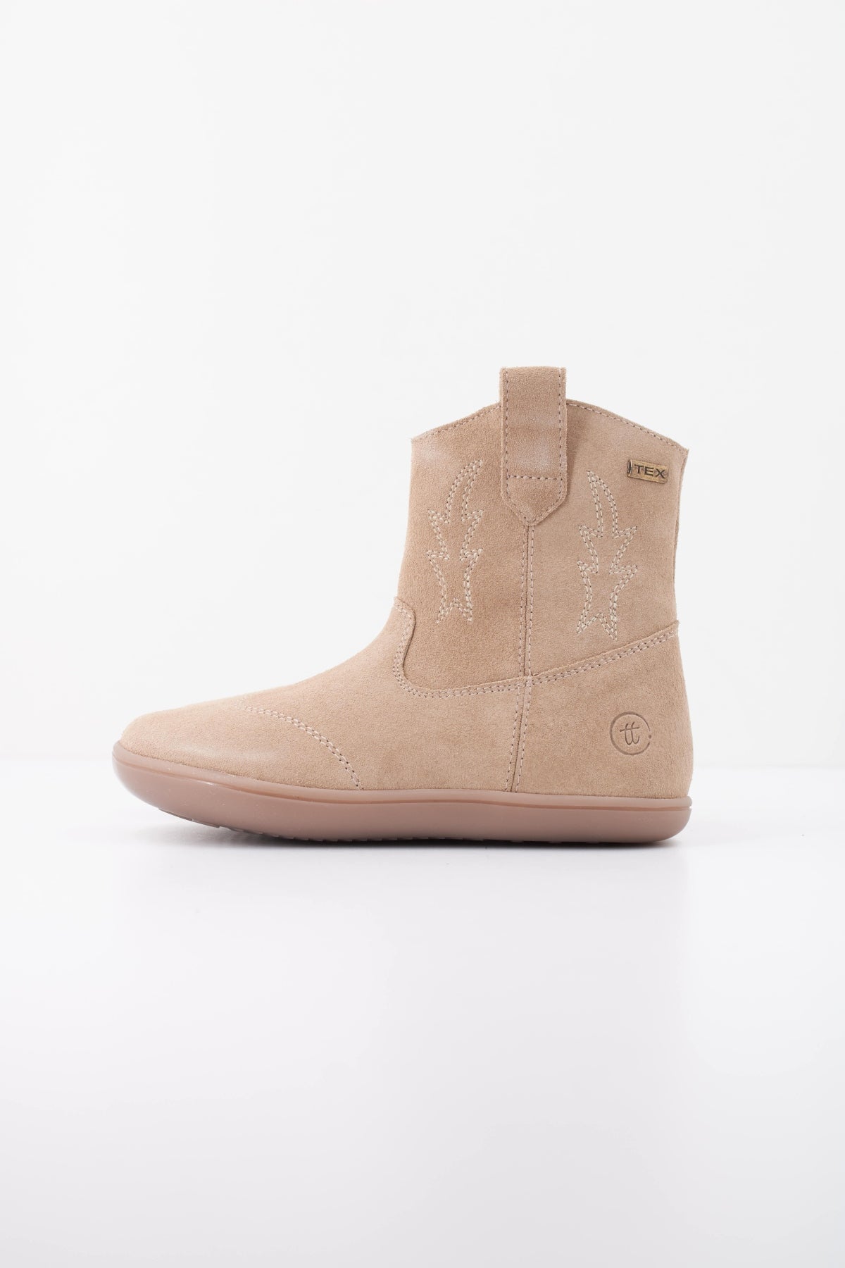 CHETTO BOTA DE PIEL - TIPO CAMPERA - WATERPROOF en color MARRON CLARO  (1)