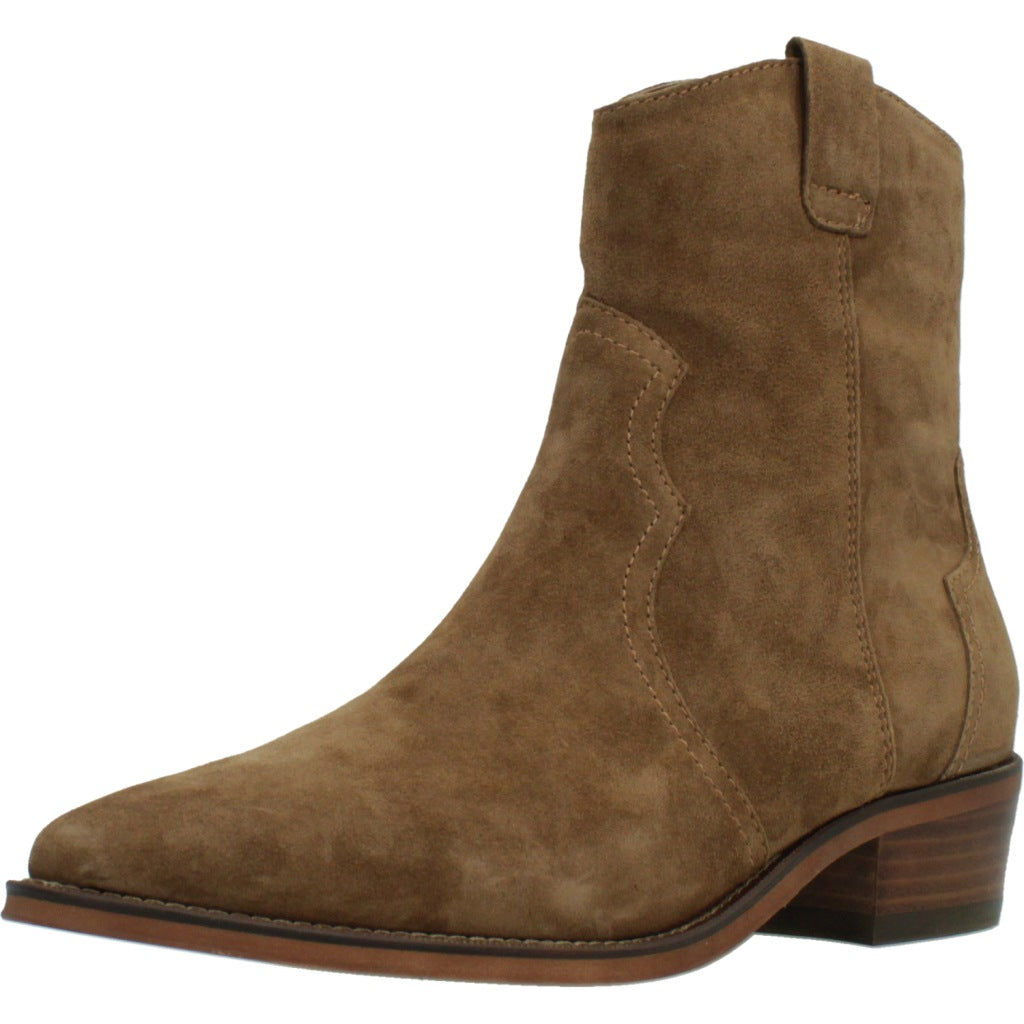 ANOTHER TREND   BOTIN BABY SILK en color MARRON CLARO  (1)