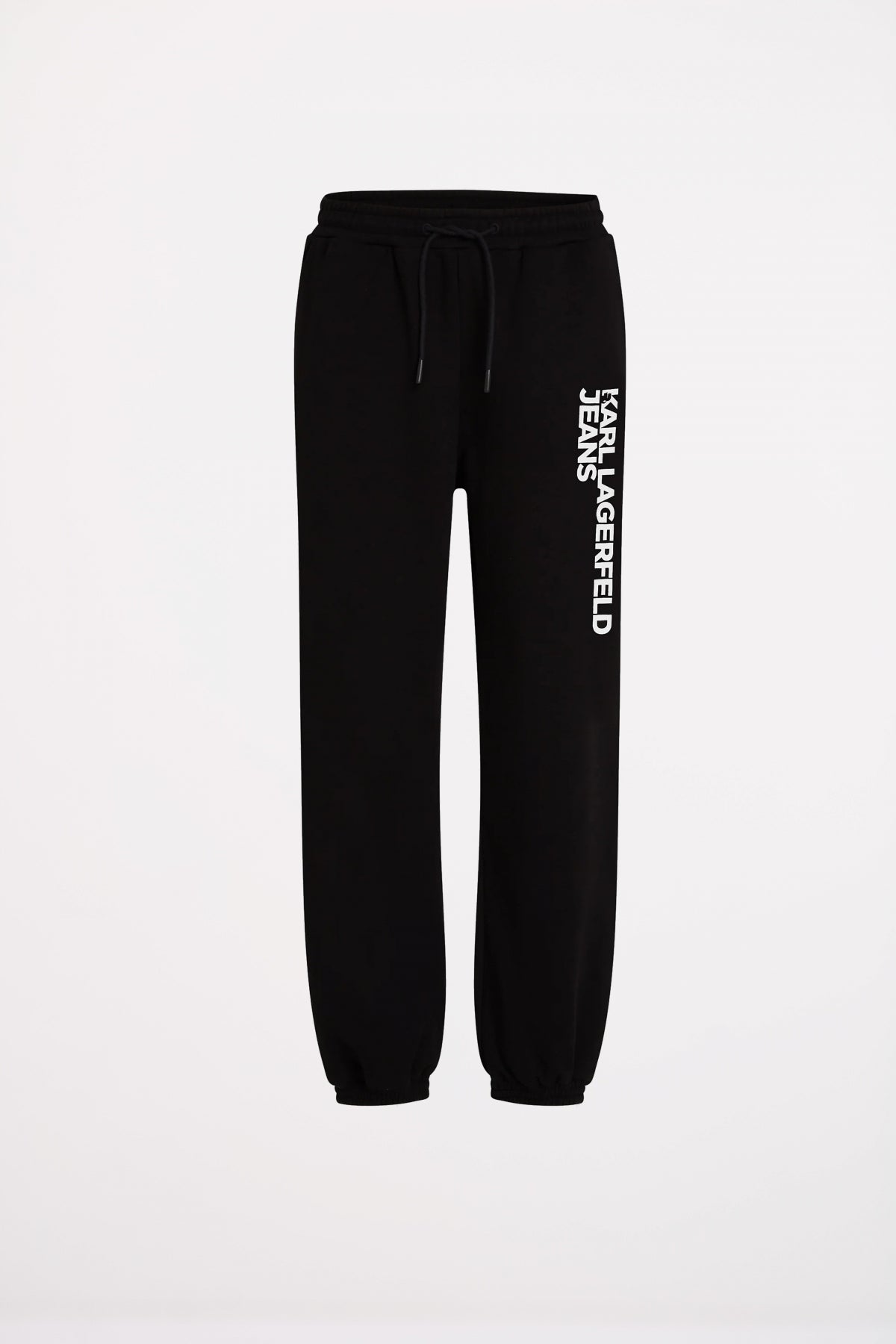 KARL LAGERFELD JEANS KLJ TEXT LOGO SLIM SWEATPA en color NEGRO  (2)