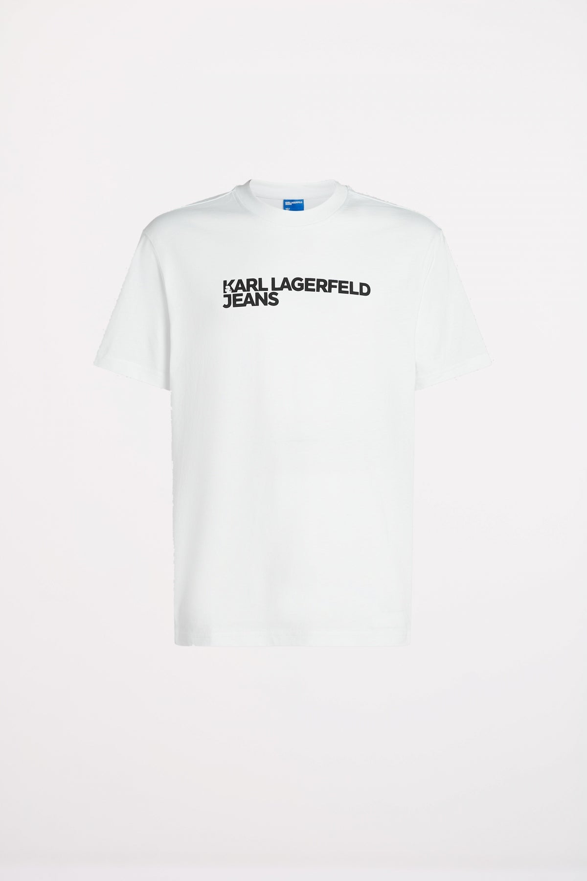 KARL LAGERFELD JEANS KLJ REG SS ESSENTIAL TEE en color BLANCO  (2)