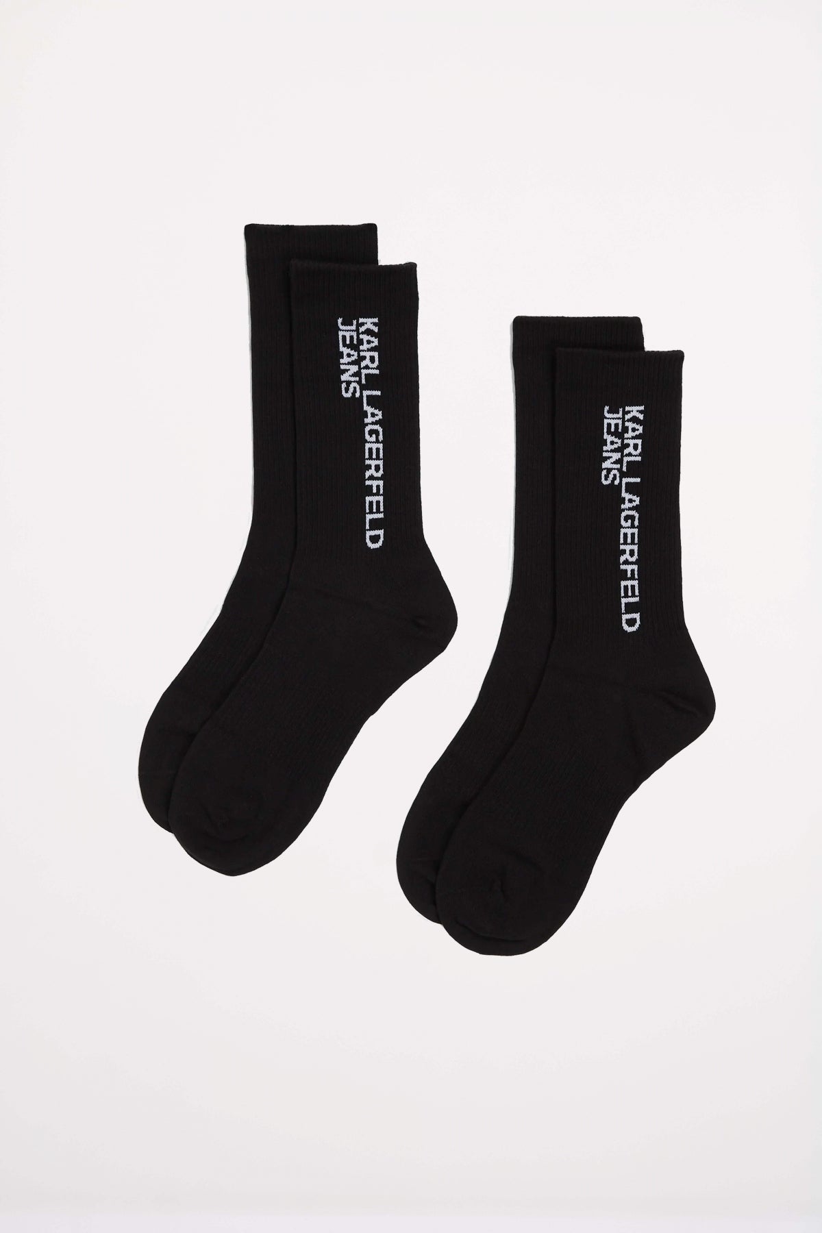 KARL LAGERFELD JEANS ESSENTIAL LOGO SOCKS SET en color NEGRO  (1)