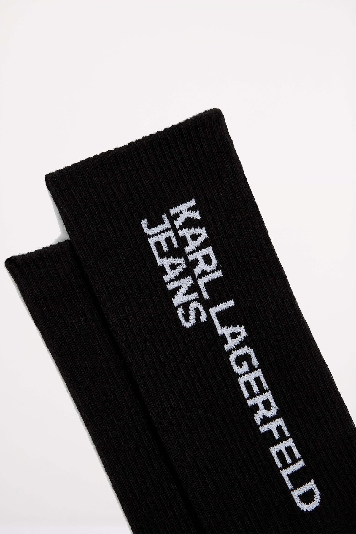 KARL LAGERFELD JEANS ESSENTIAL LOGO SOCKS SET en color NEGRO  (2)