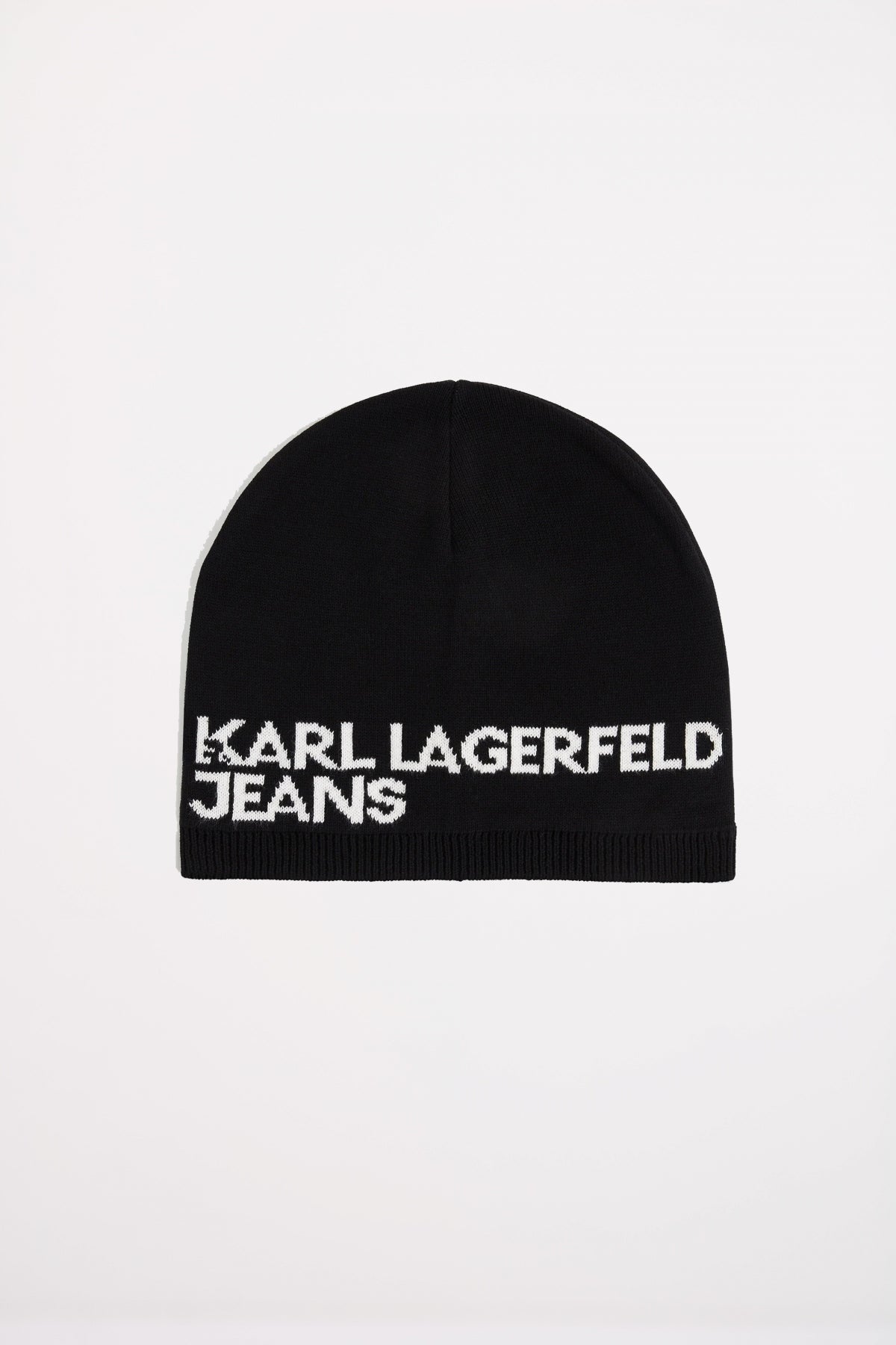 KARL LAGERFELD JEANS  KLJ SINGLE LAYER LOGO BEAN  en color NEGRO  (1)