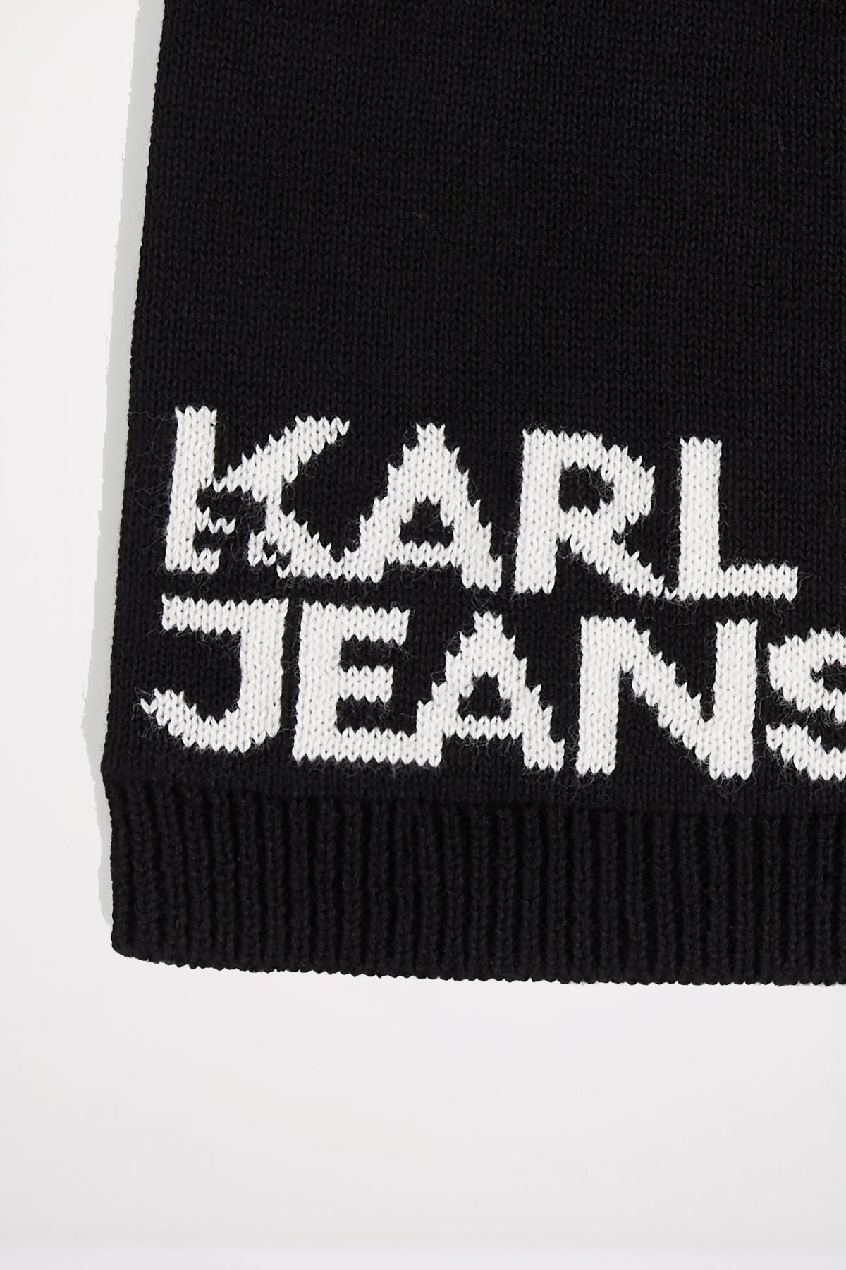 KARL LAGERFELD JEANS  KLJ SINGLE LAYER LOGO BEAN  en color NEGRO  (2)
