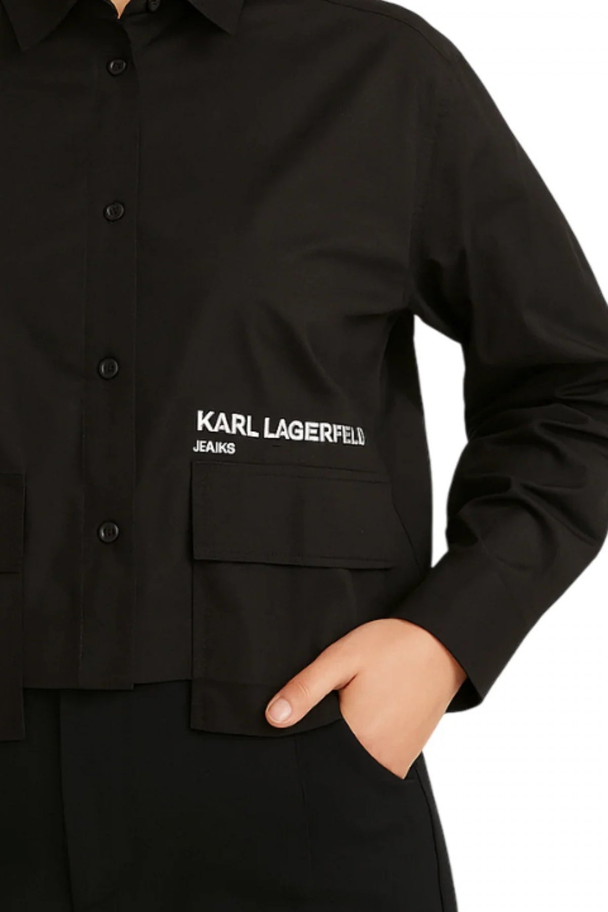 KARL LAGERFELD JEANS  en color NEGRO  (2)