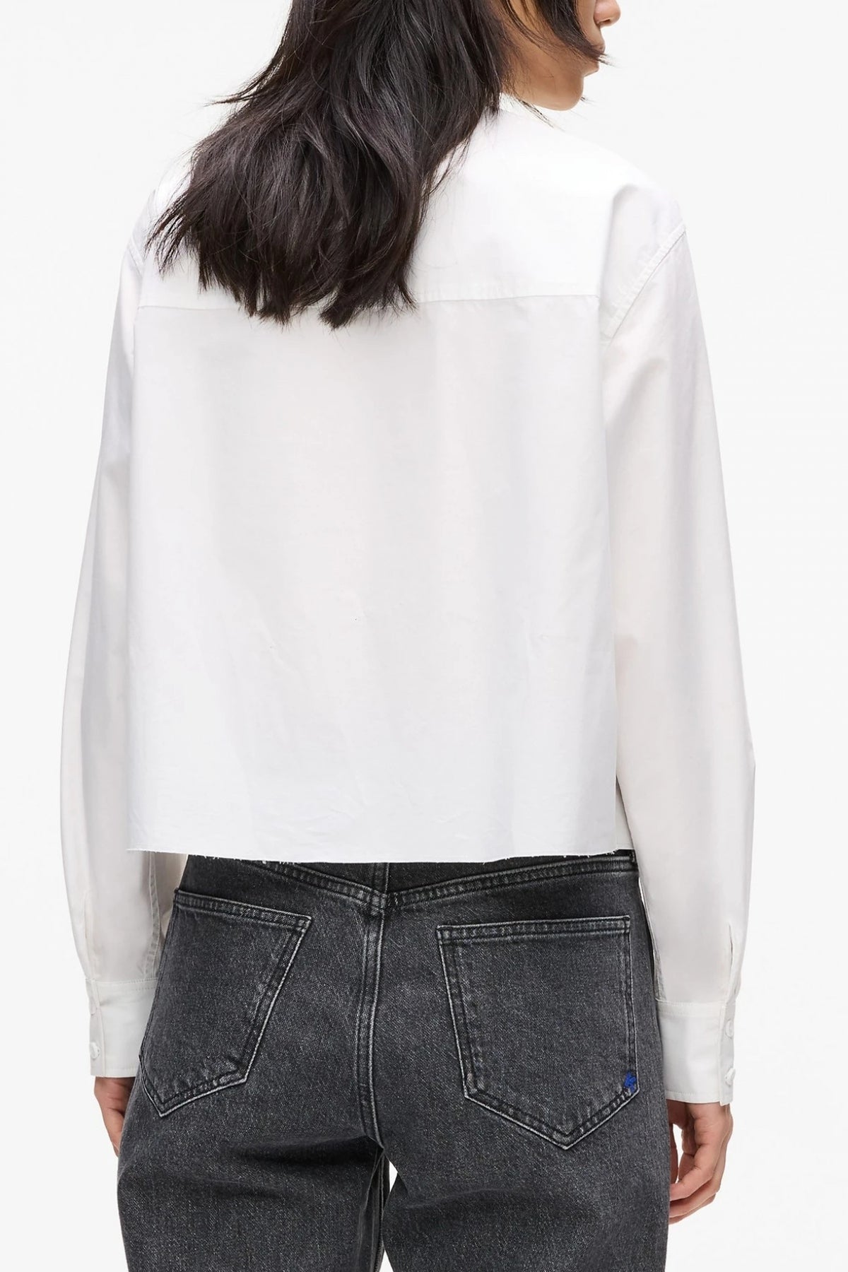 KARL LAGERFELD JEANS KLJ KARL WOVEN SHIRT en color BLANCO  (2)