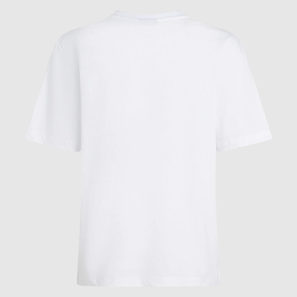 KARL LAGERFELD JEANS KLJ REG OUTLINE LOGO TEE en color BLANCO  (4)