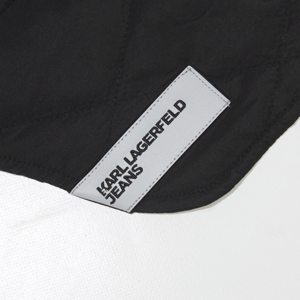 KARL LAGERFELD JEANS  KLJ HOODED SCARF  en color NEGRO  (5)