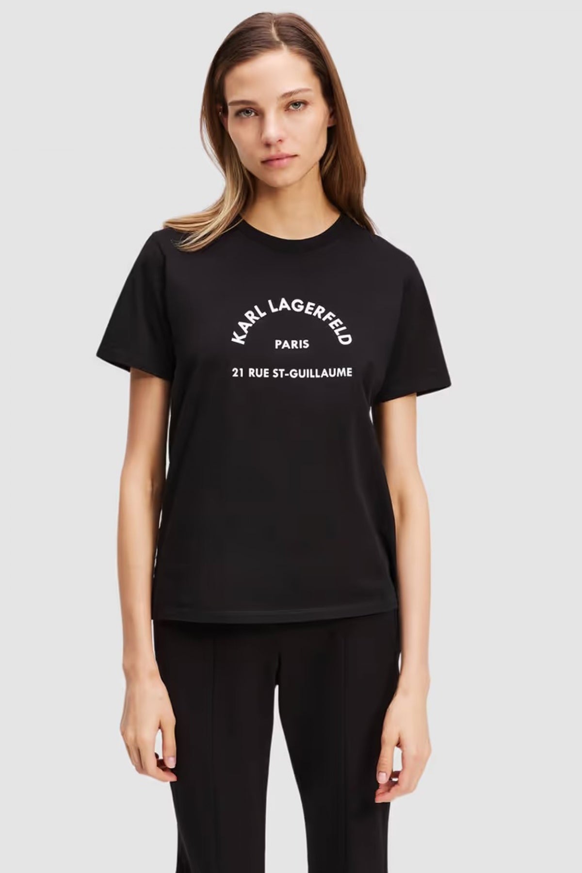 KARL LAGERFELD JEANS RSG T-SHIRT en color NEGRO  (1)