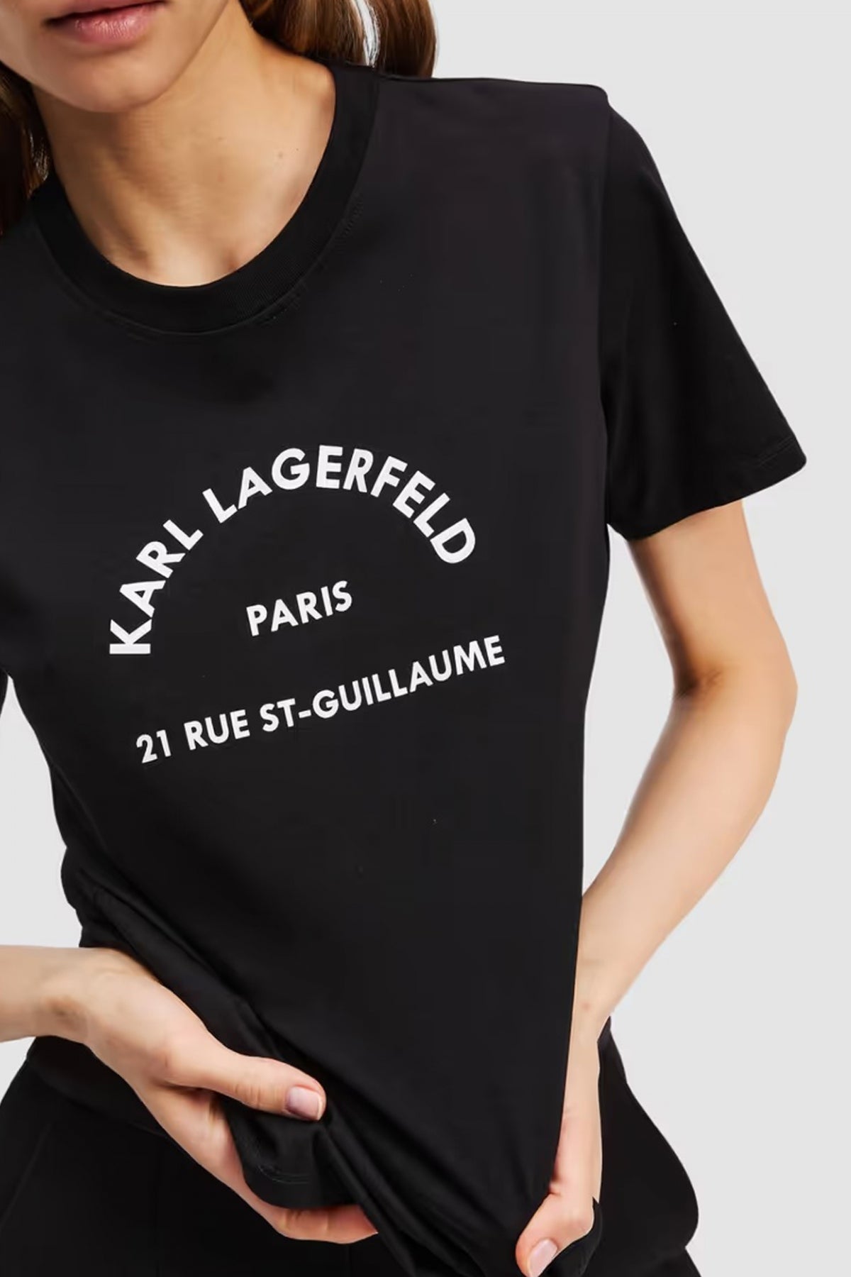 KARL LAGERFELD JEANS RSG T-SHIRT en color NEGRO  (4)