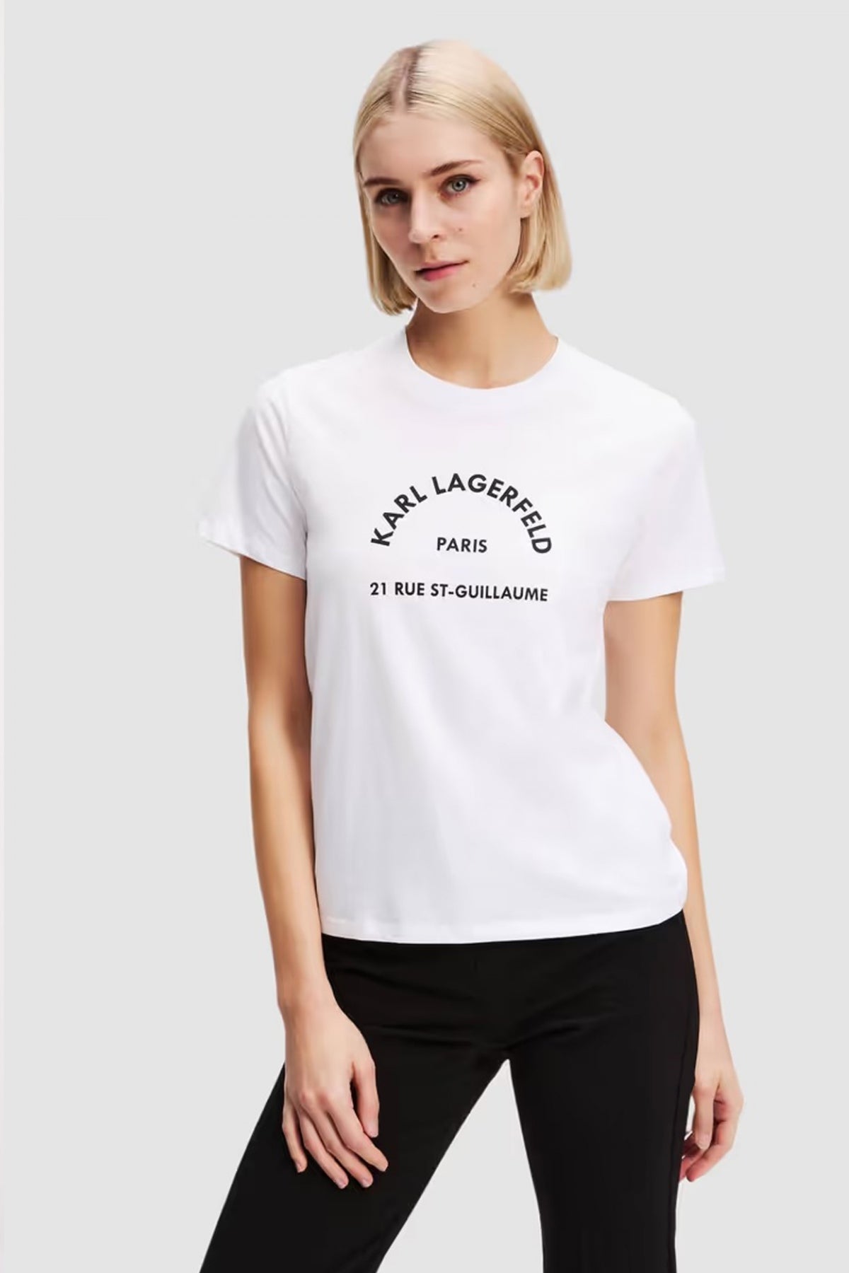 KARL LAGERFELD JEANS RSG T-SHIRT en color BLANCO  (1)