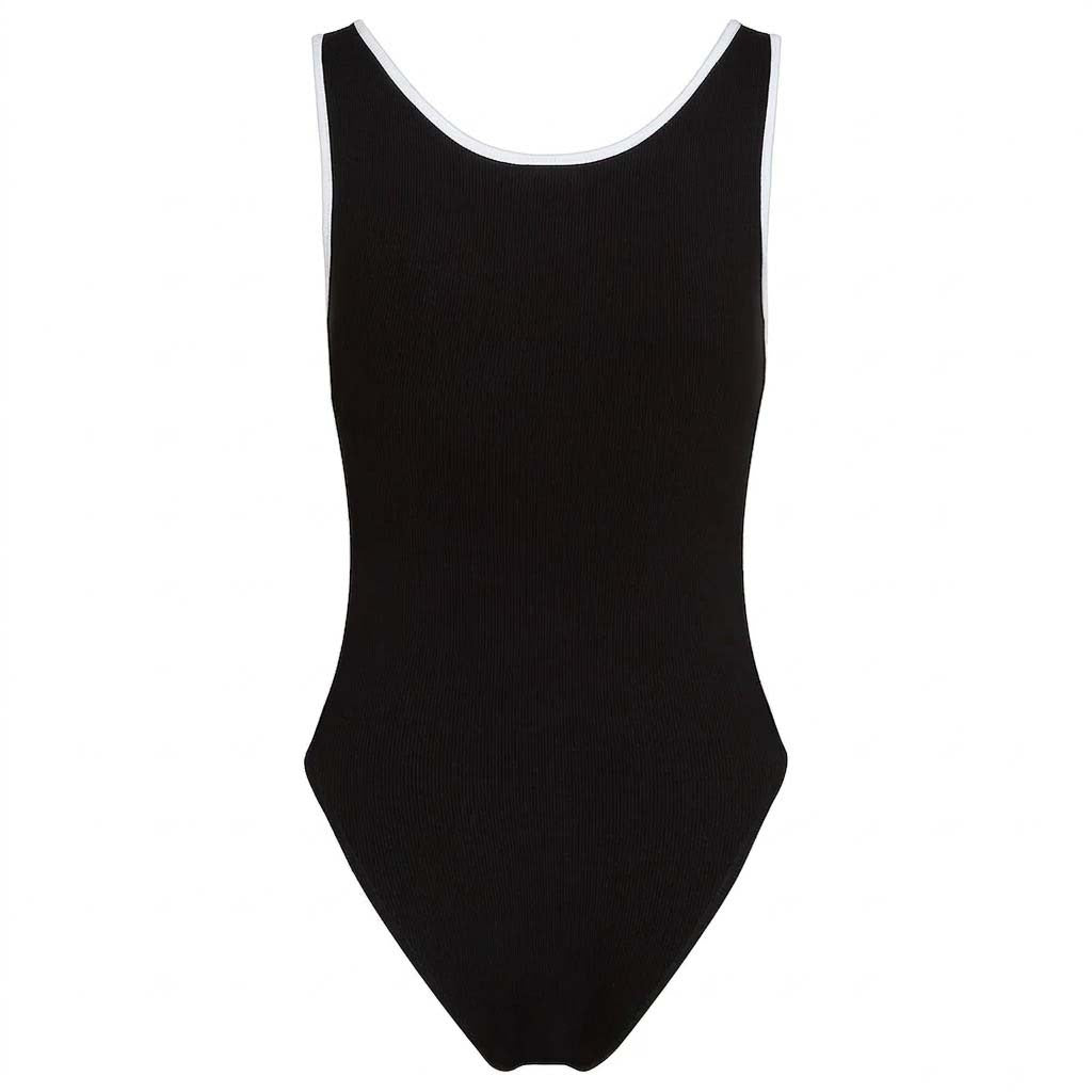 KARL LAGERFELD JEANS  KLJ RIBBED BODY  en color NEGRO  (5)
