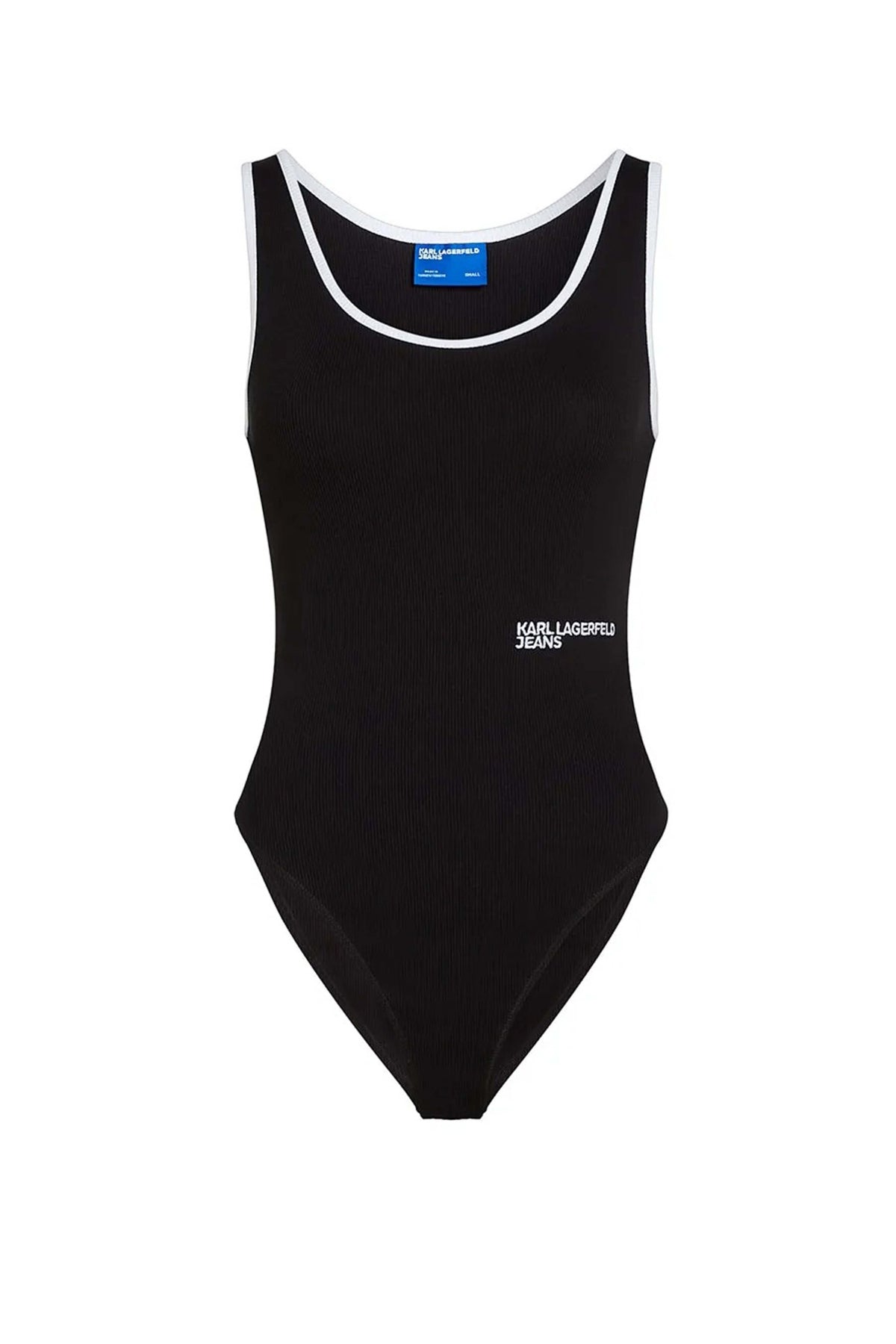 KARL LAGERFELD JEANS  KLJ RIBBED BODY  en color NEGRO  (1)