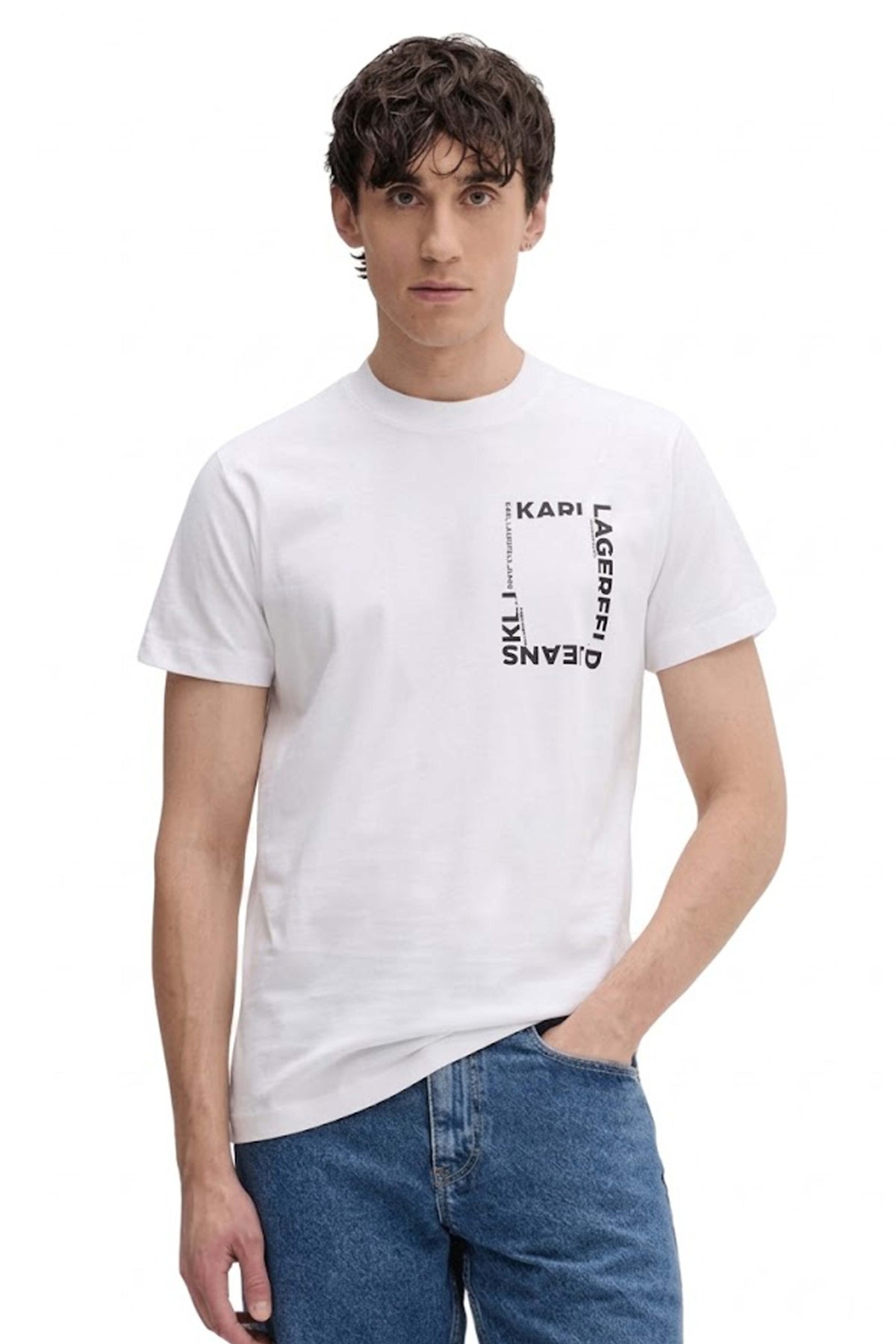 KARL LAGERFELD JEANS BM en color BLANCO  (1)