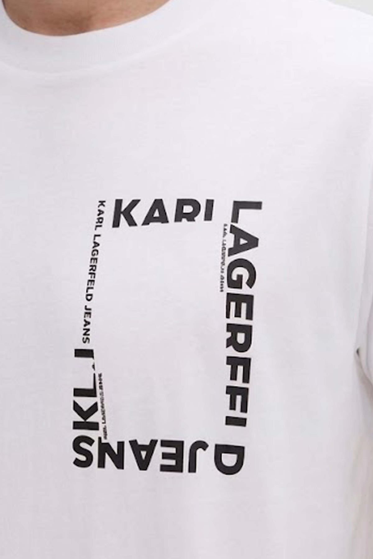 KARL LAGERFELD JEANS BM en color BLANCO  (3)