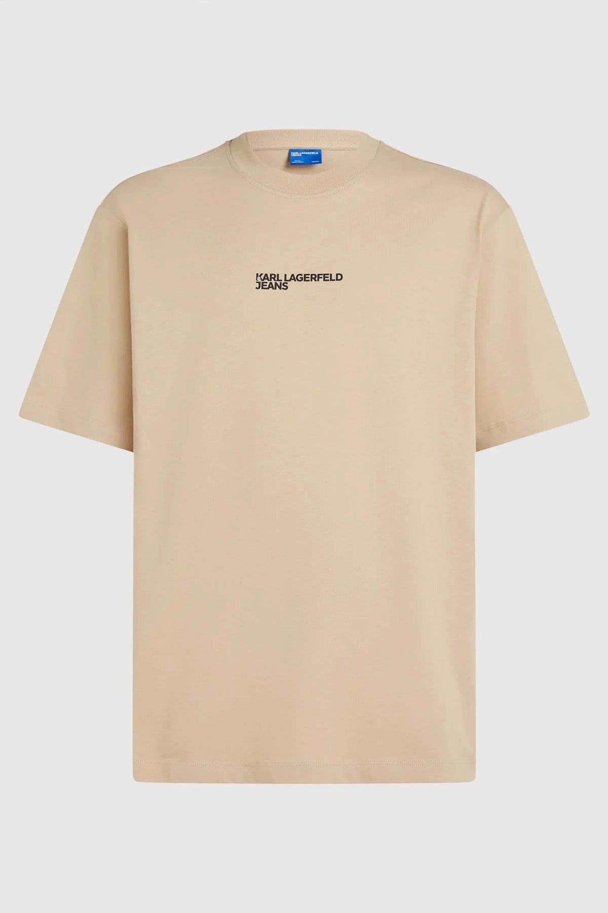 KARL LAGERFELD JEANS REG BACK FRAME TEE en color BEIS  (3)