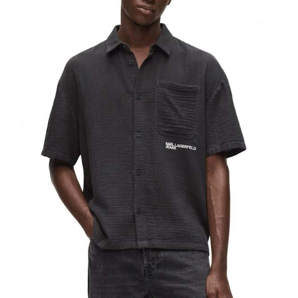 KARL LAGERFELD JEANS BM KLJ en color NEGRO  (4)