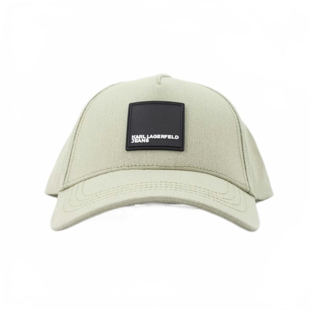 KARL LAGERFELD JEANS AM KLJ BOX LOGO CAP en color VERDE  (4)
