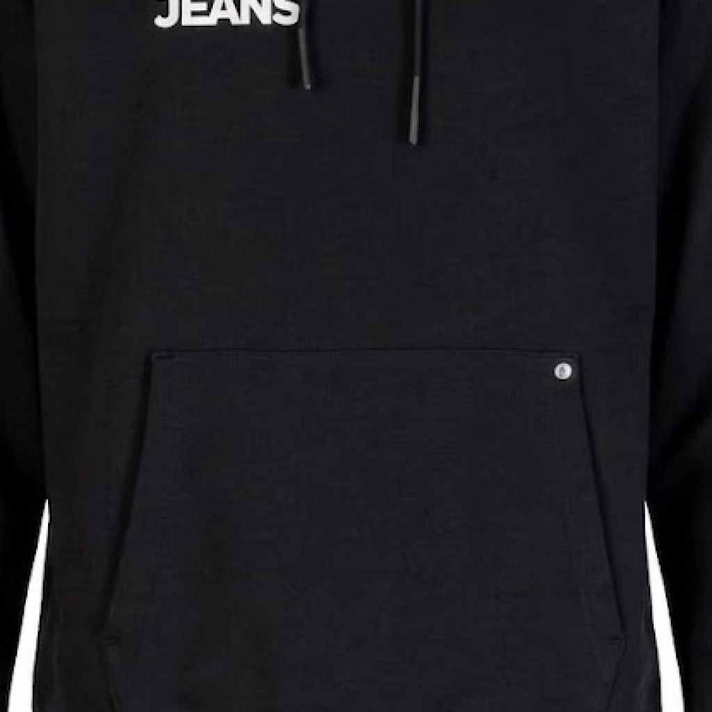 KARL LAGERFELD JEANS AM KLJ REG LOGO HOODIE en color NEGRO  (6)