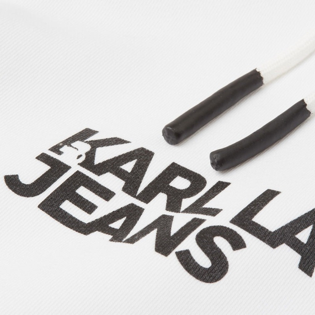 KARL LAGERFELD JEANS AM KLJ REG LOGO HOODIE en color BLANCO  (6)