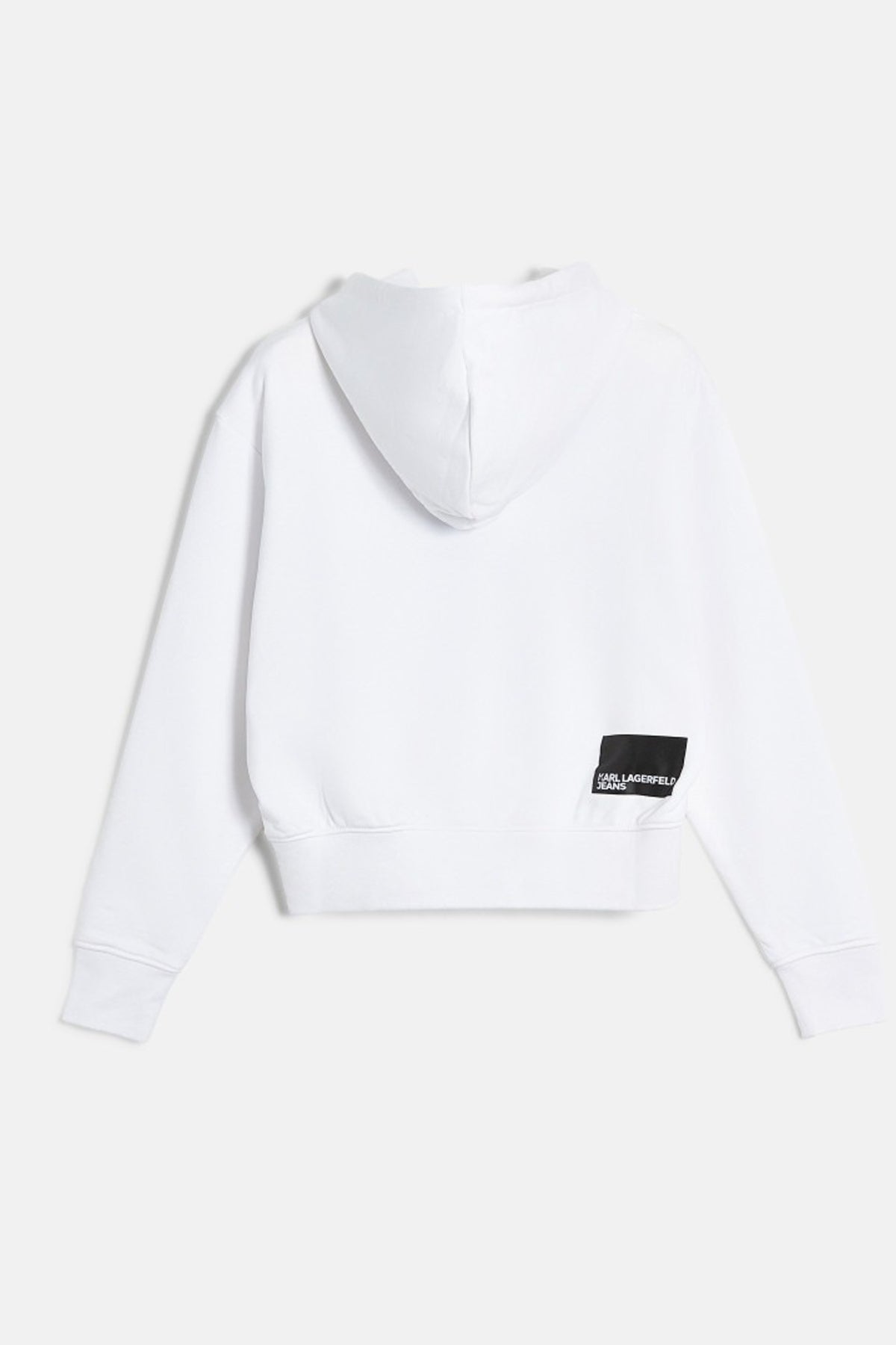 KARL LAGERFELD JEANS AM KLJ REG LOGO HOODIE en color BLANCO  (2)