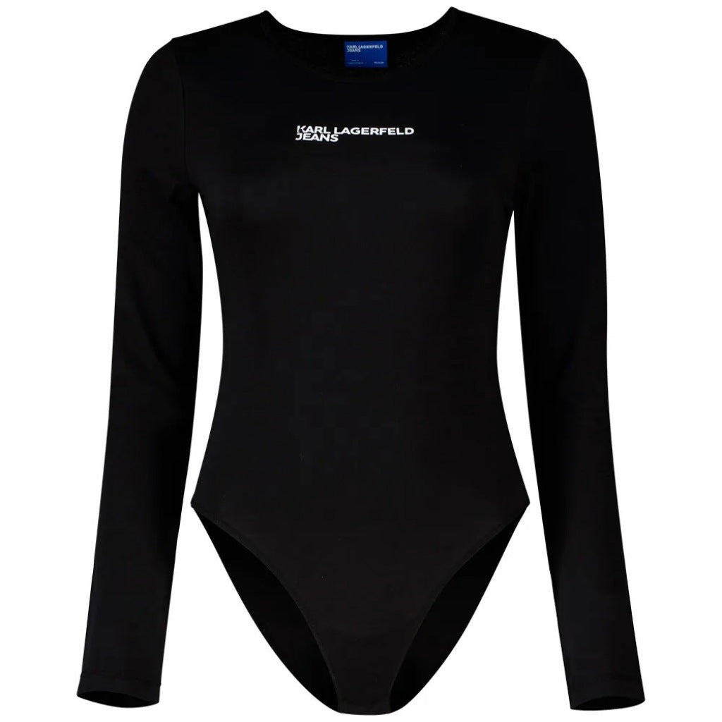 KARL LAGERFELD JEANS AW KLJ BODYSUIT CREW NECK en color NEGRO  (4)