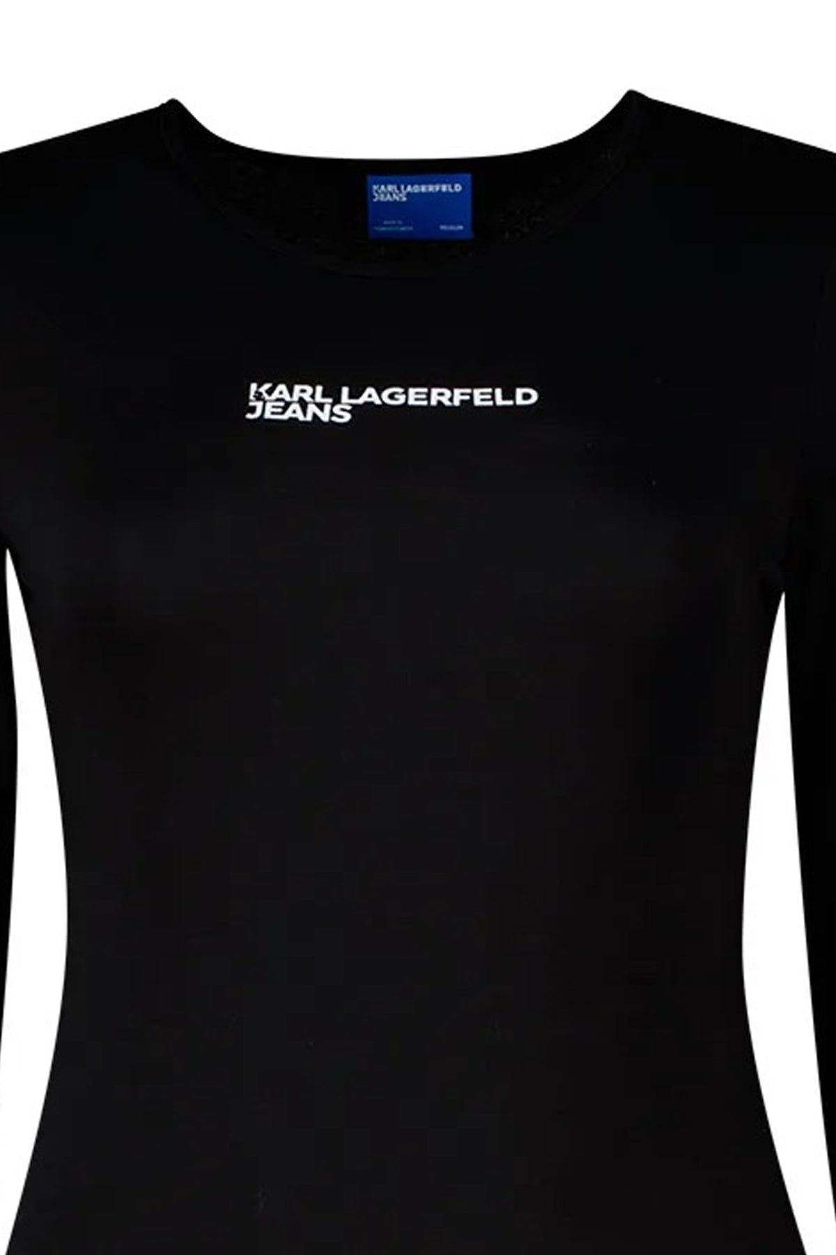 KARL LAGERFELD JEANS AW KLJ BODYSUIT CREW NECK en color NEGRO  (2)