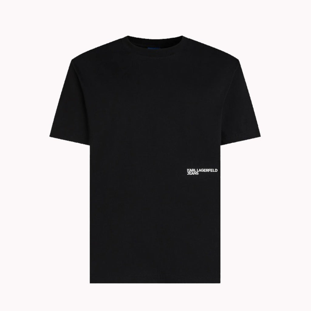 KARL LAGERFELD JEANS BM KLJ REG KARLISM TEE en color BEIS  (4)