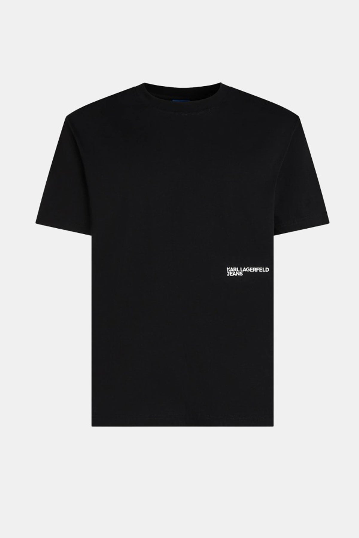 KARL LAGERFELD JEANS BM KLJ REG KARLISM TEE en color BEIS  (1)