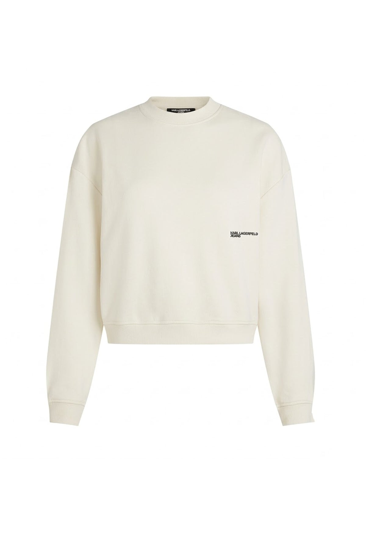 KARL LAGERFELD JEANS BW KLJ BOXY KARLISM SWEAT en color BLANCO  (1)