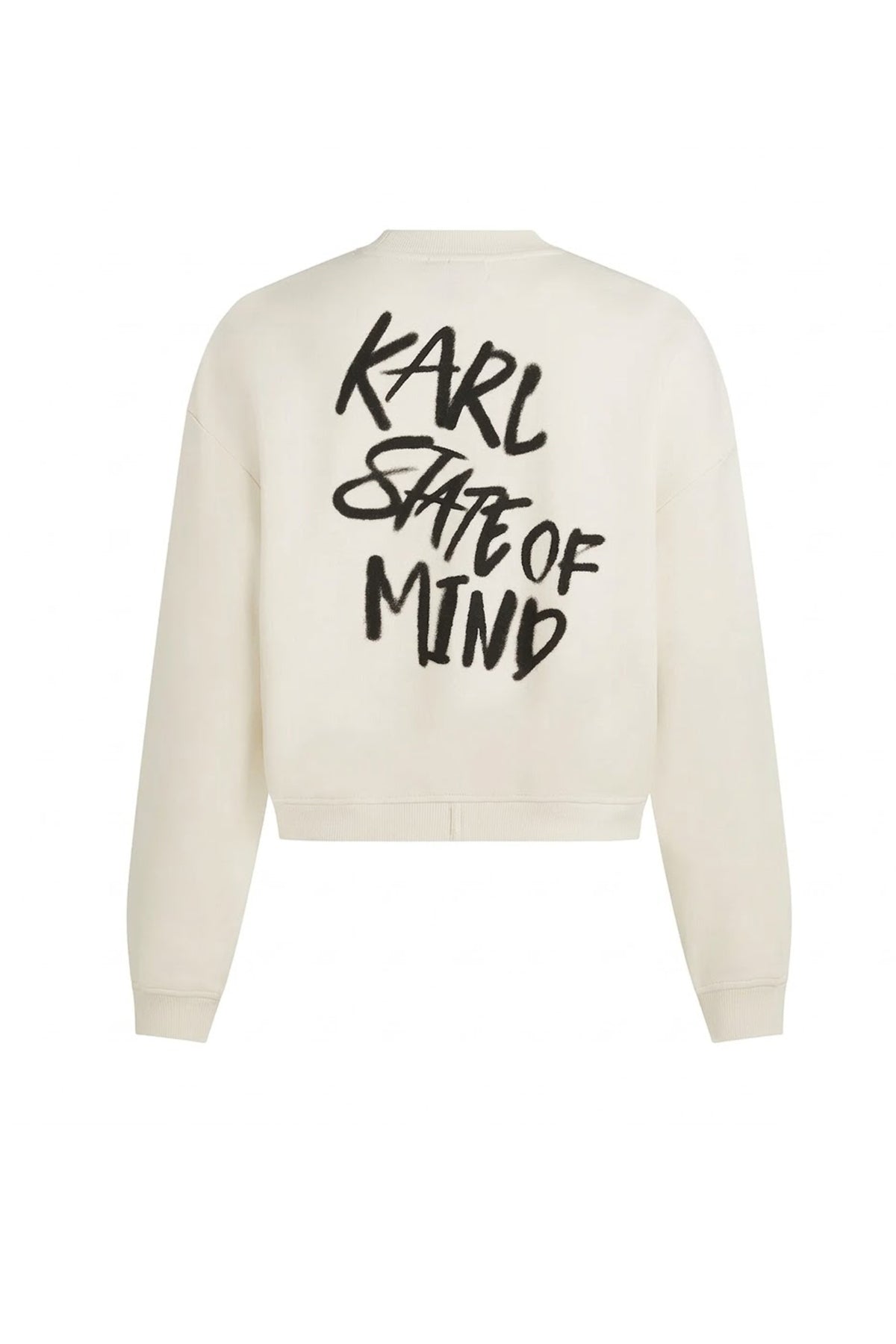 KARL LAGERFELD JEANS BW KLJ BOXY KARLISM SWEAT en color BLANCO  (2)