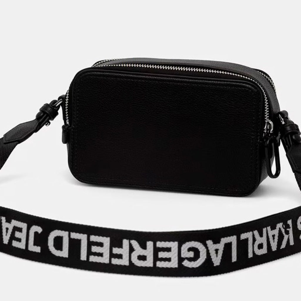 KARL LAGERFELD JEANS BW KLJ BOX LOGO CAMERA BAG en color NEGRO  (5)