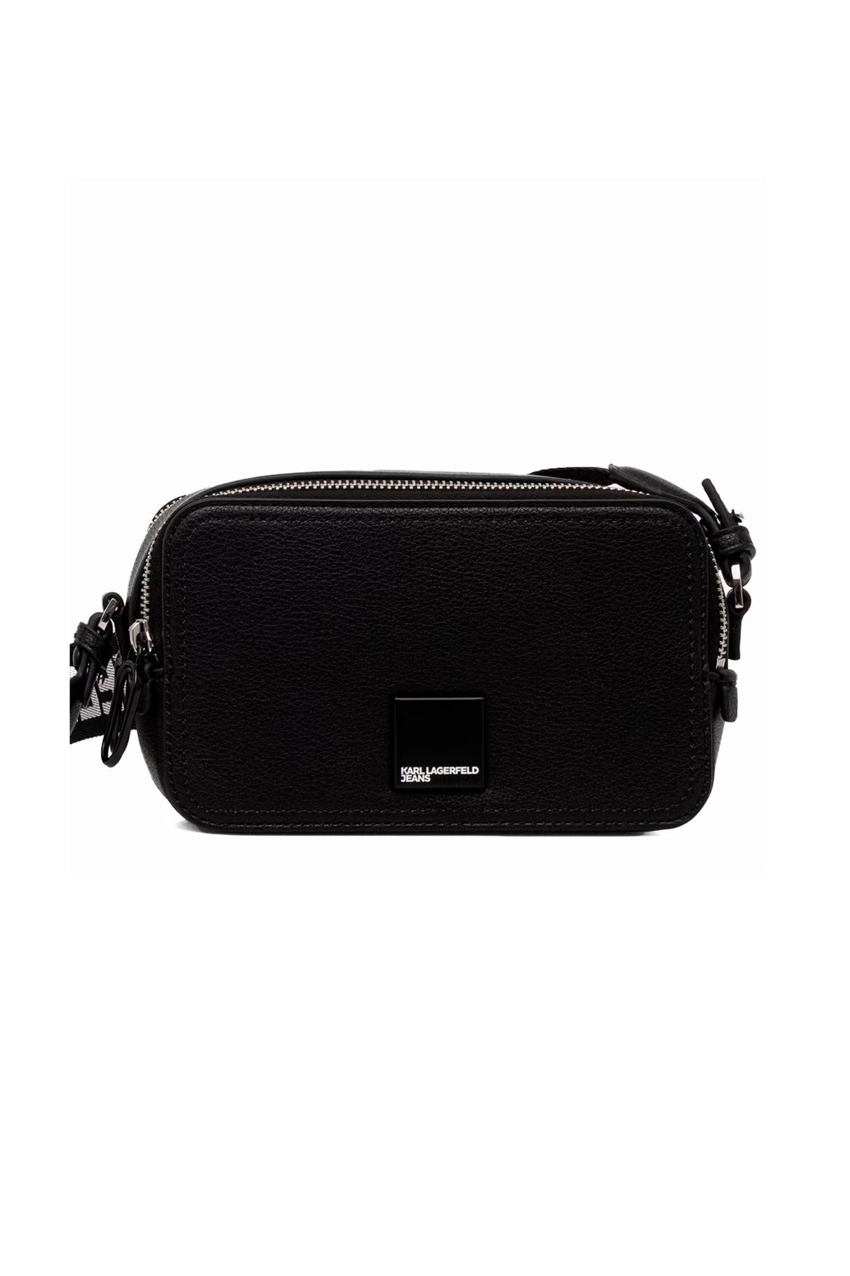 KARL LAGERFELD JEANS BW KLJ BOX LOGO CAMERA BAG en color NEGRO  (1)