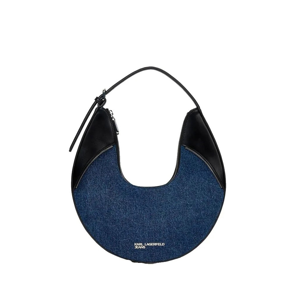 KARL LAGERFELD JEANS BW KLJ REBEL HOBO BAG DENIM en color AZUL  (4)