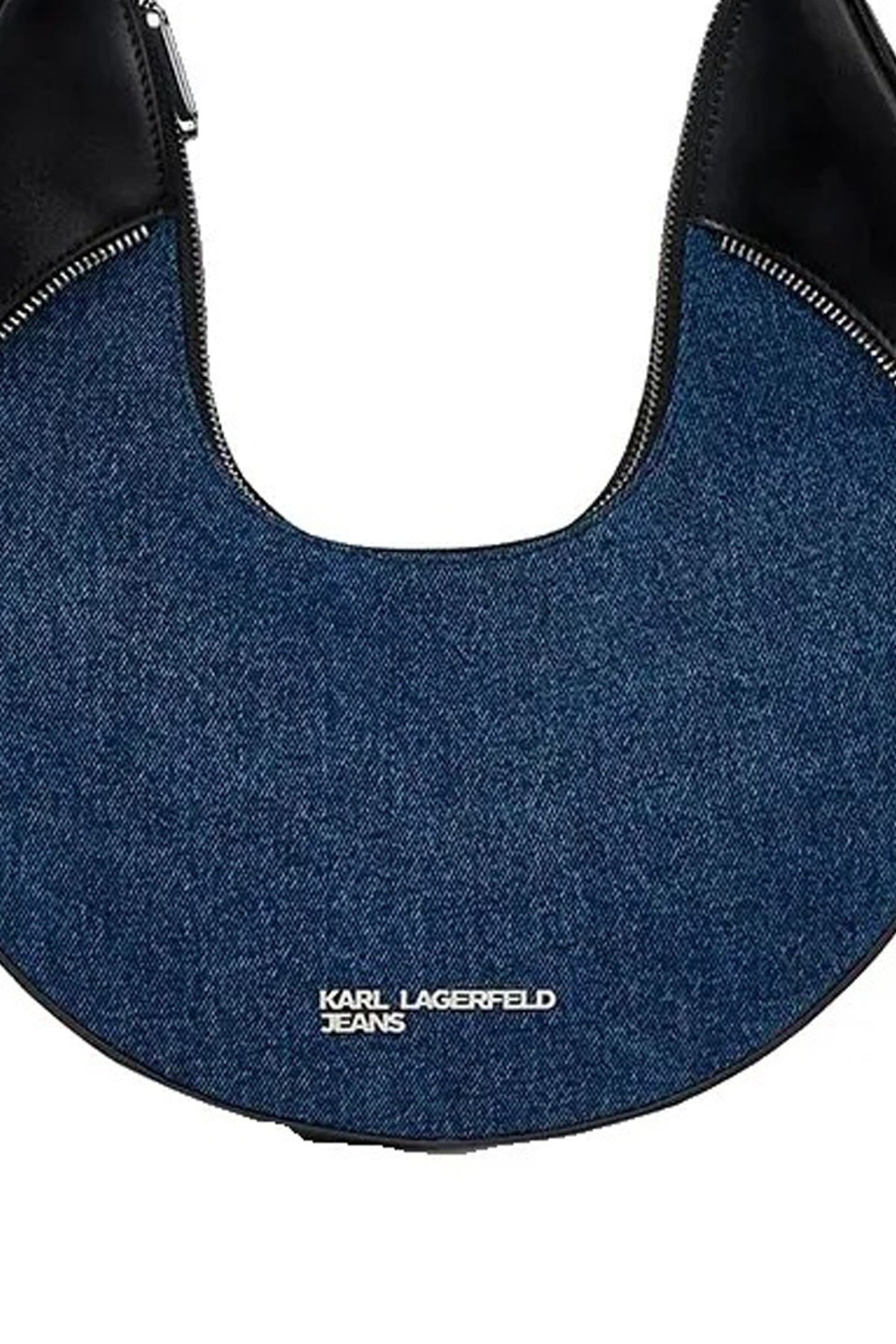 KARL LAGERFELD JEANS BW KLJ REBEL HOBO BAG DENIM en color AZUL  (2)