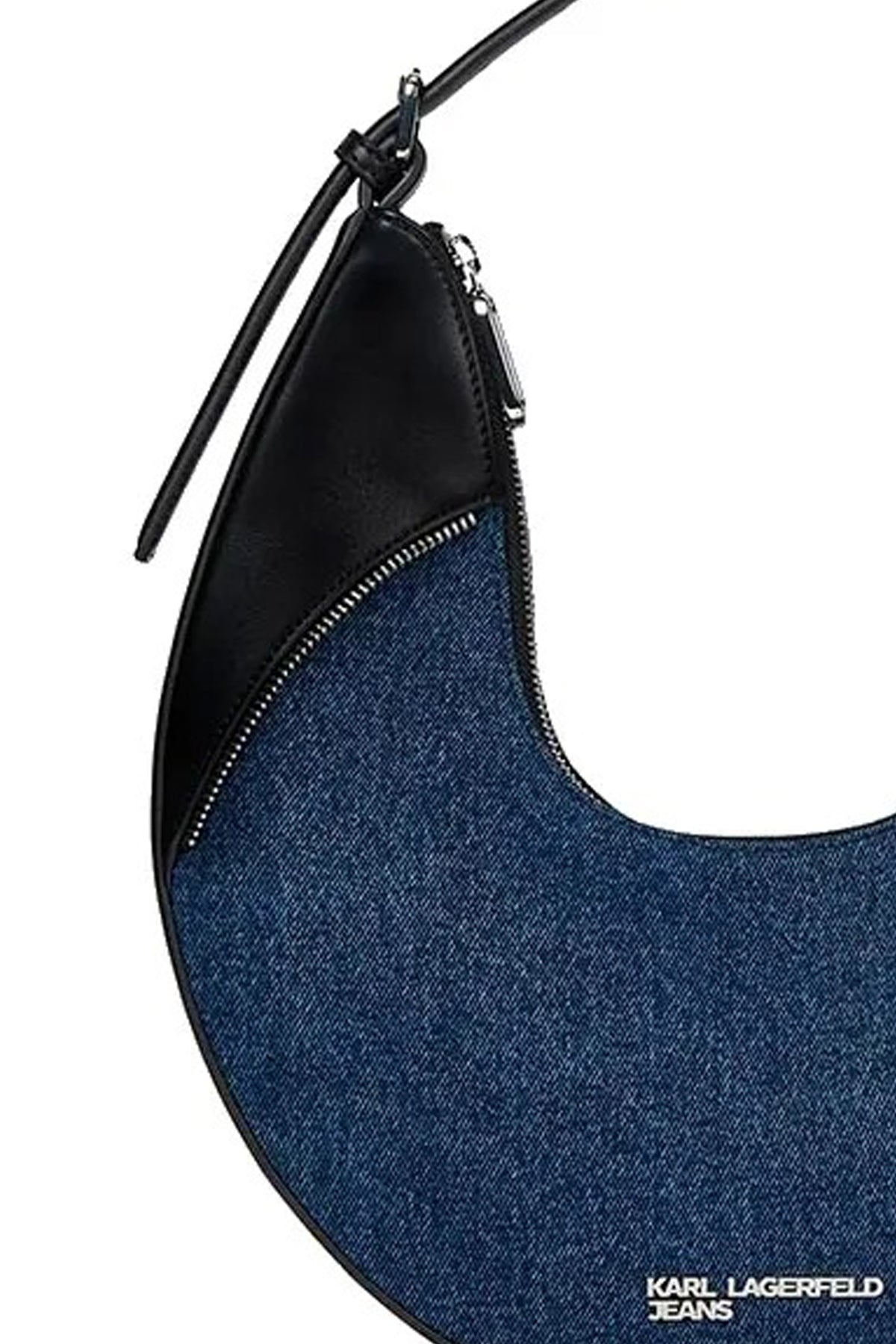 KARL LAGERFELD JEANS BW KLJ REBEL HOBO BAG DENIM en color AZUL  (3)