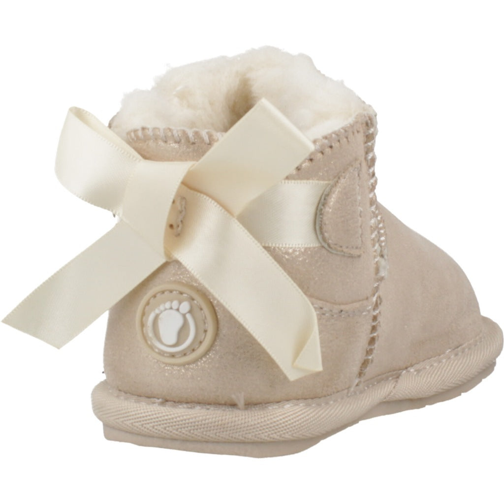 TECNOBABY BOOT BOW en color ORO  (3)