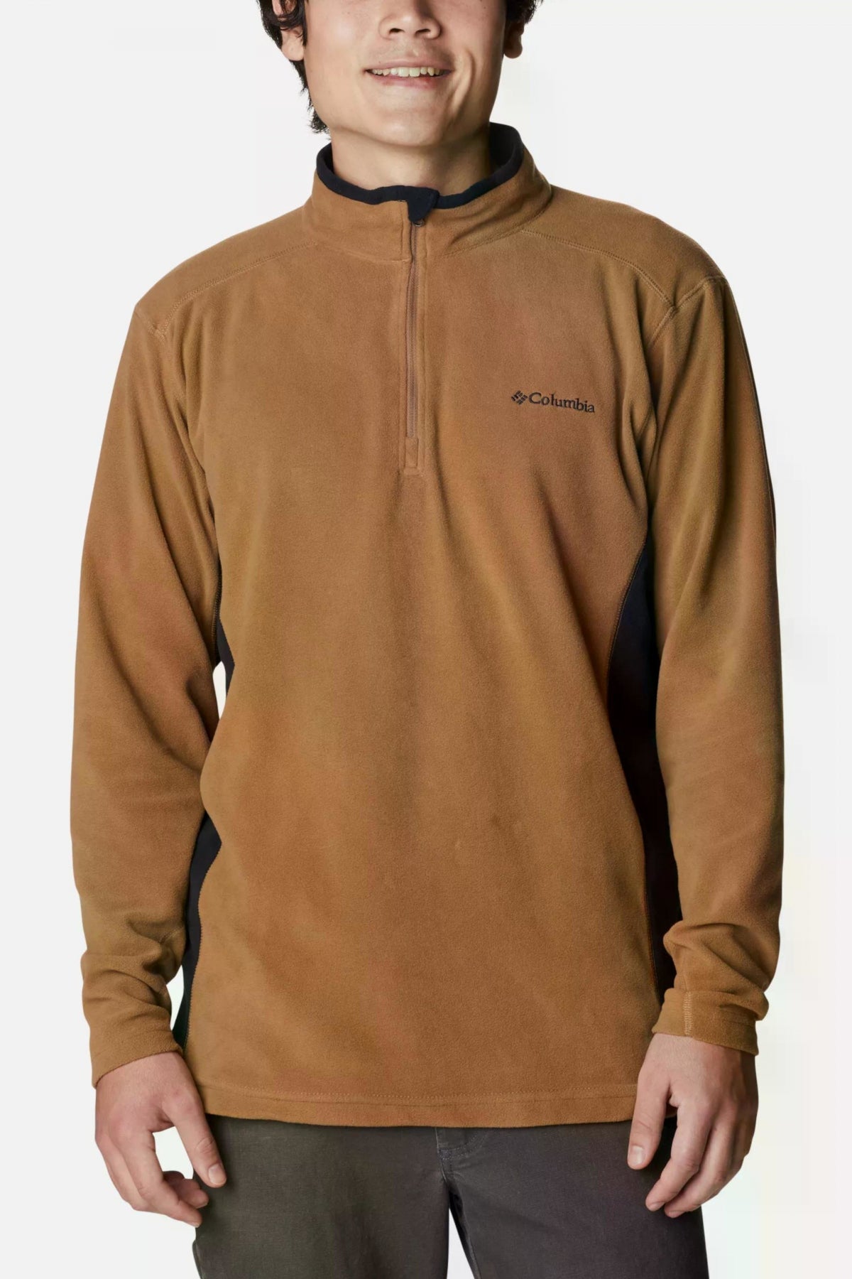 COLUMBIA KLAMATH RANGE II HALF ZIP en color MARRON  (1)