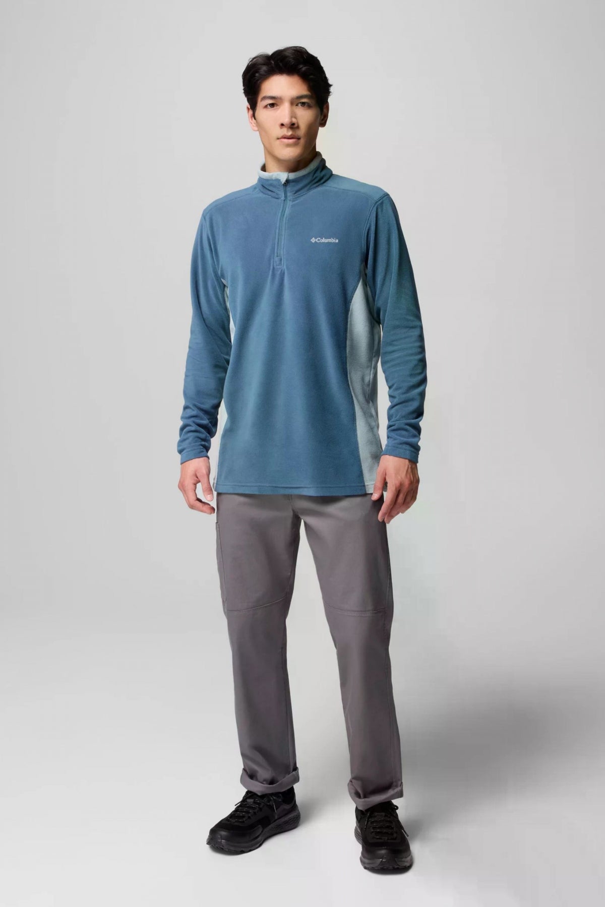COLUMBIA KLAMATH RANGE II HALF ZIP en color AZUL  (4)