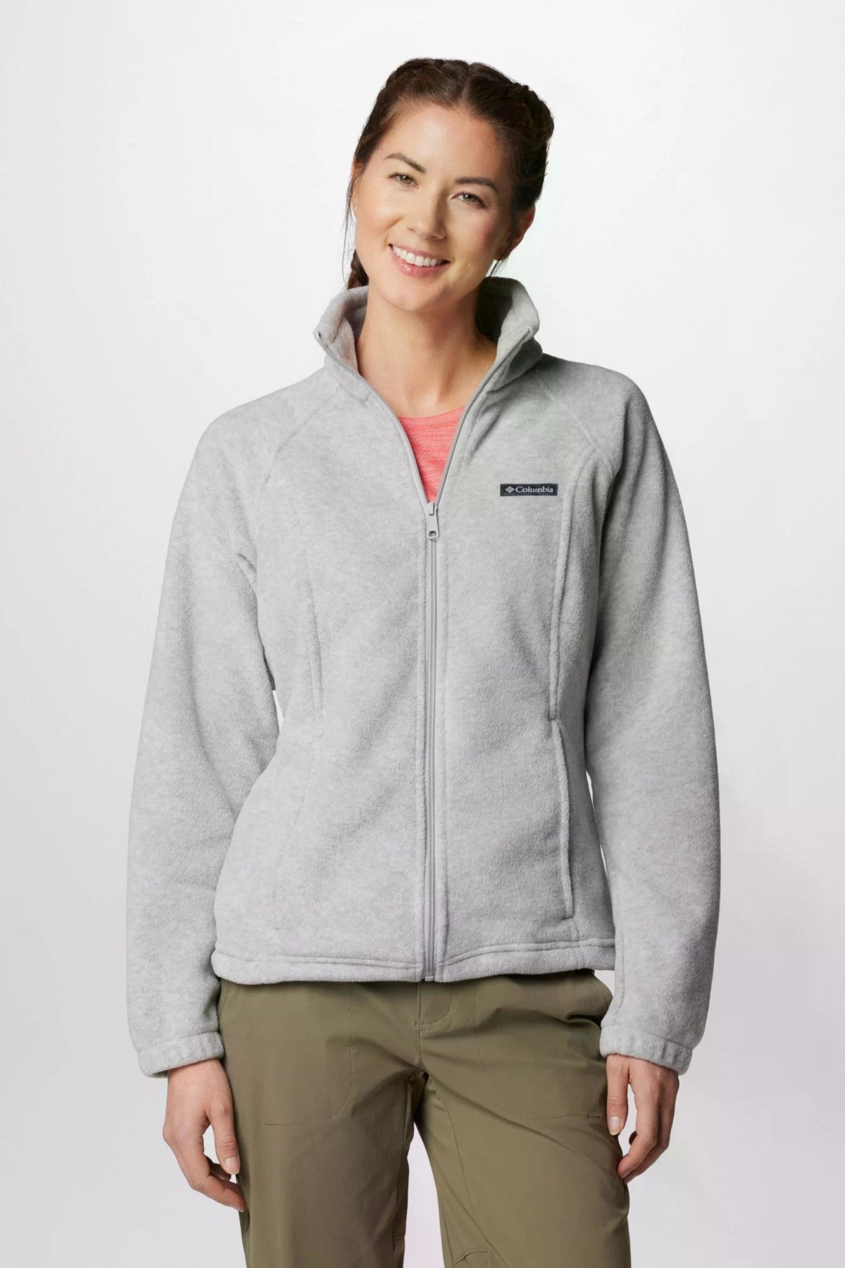 COLUMBIA BENTON SPRINGS FULL ZIP en color GRIS  (1)