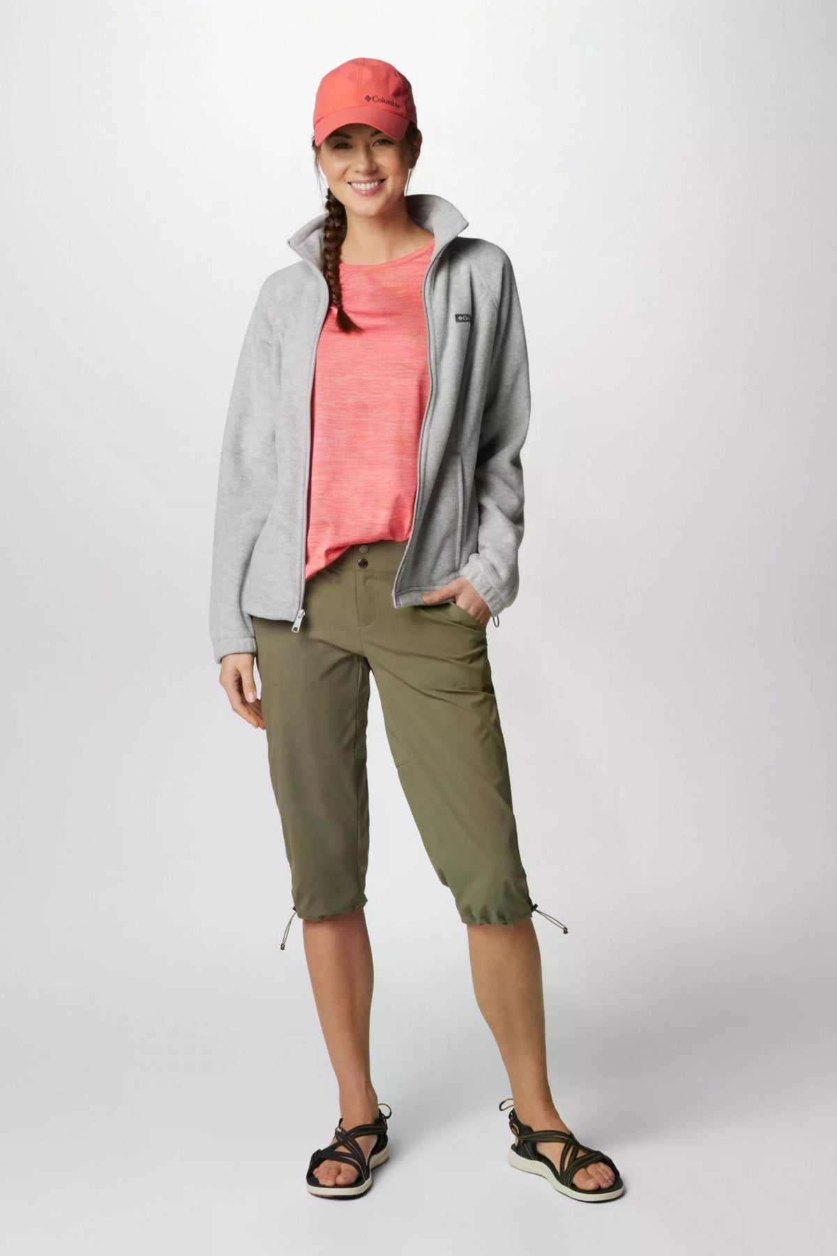 COLUMBIA BENTON SPRINGS FULL ZIP en color GRIS  (4)