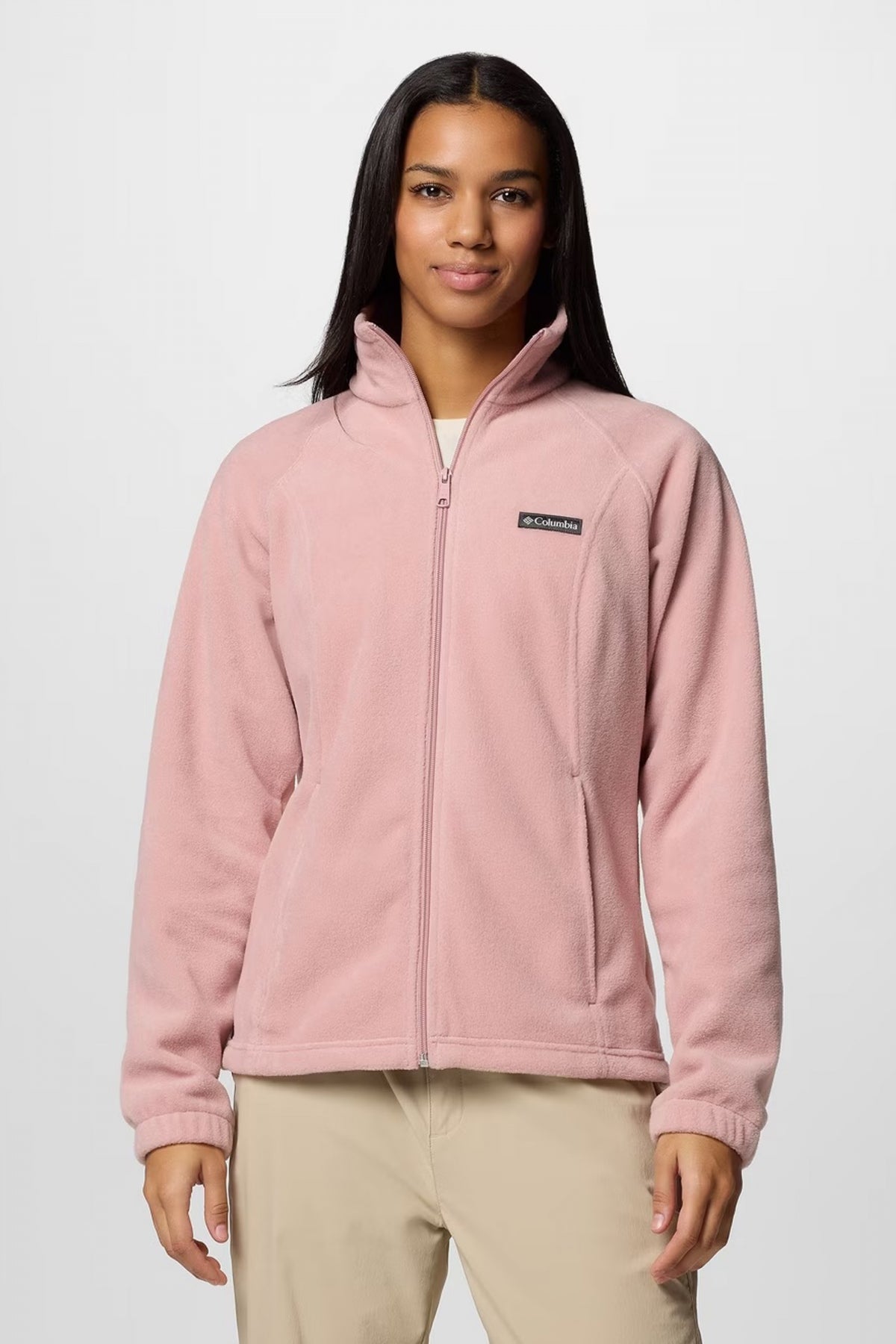 COLUMBIA BENTON SPRINGS FULL ZIP en color ROSA  (1)